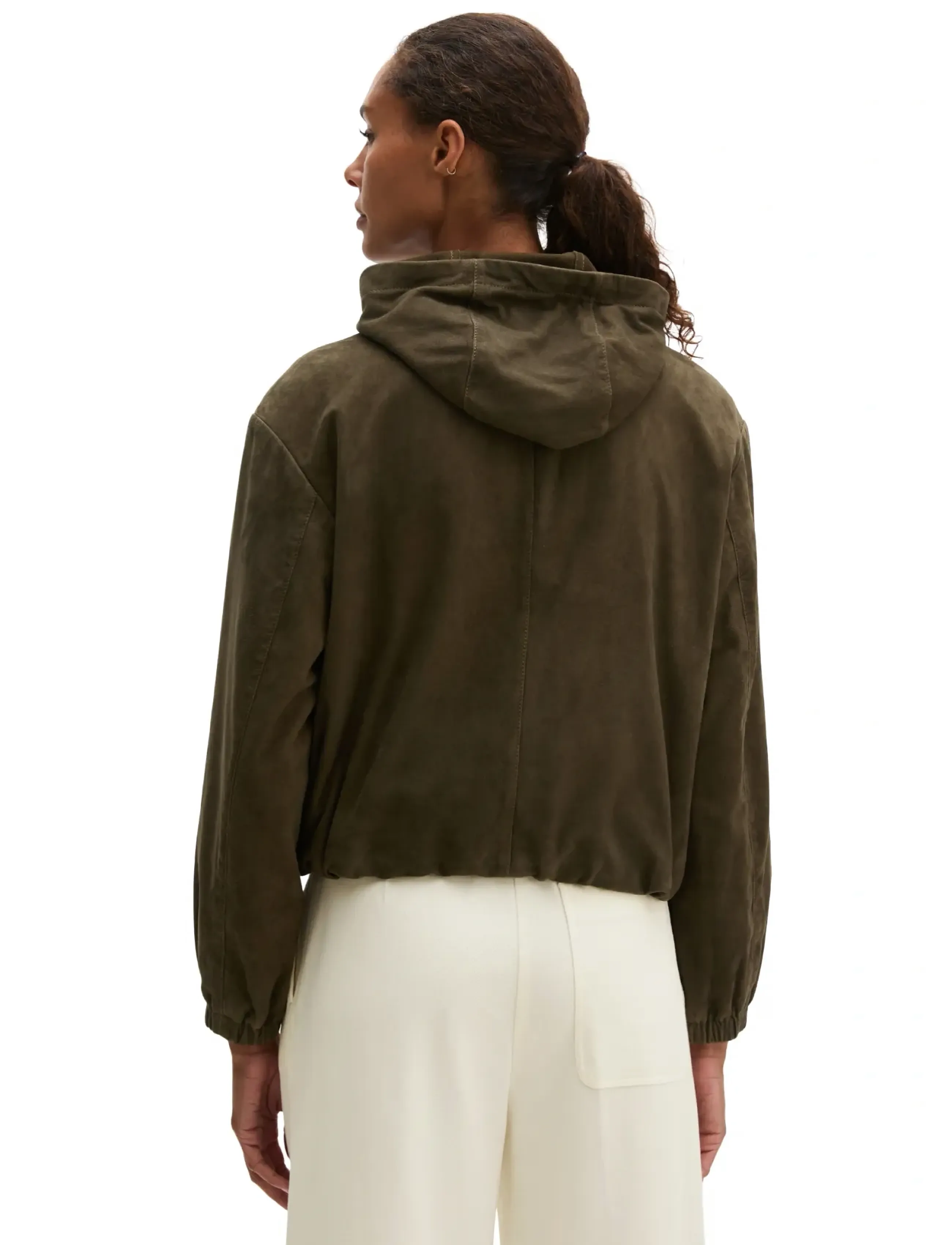 Marc O'Polo - Leather Jackets - kevadjoped - mossy earth - 2