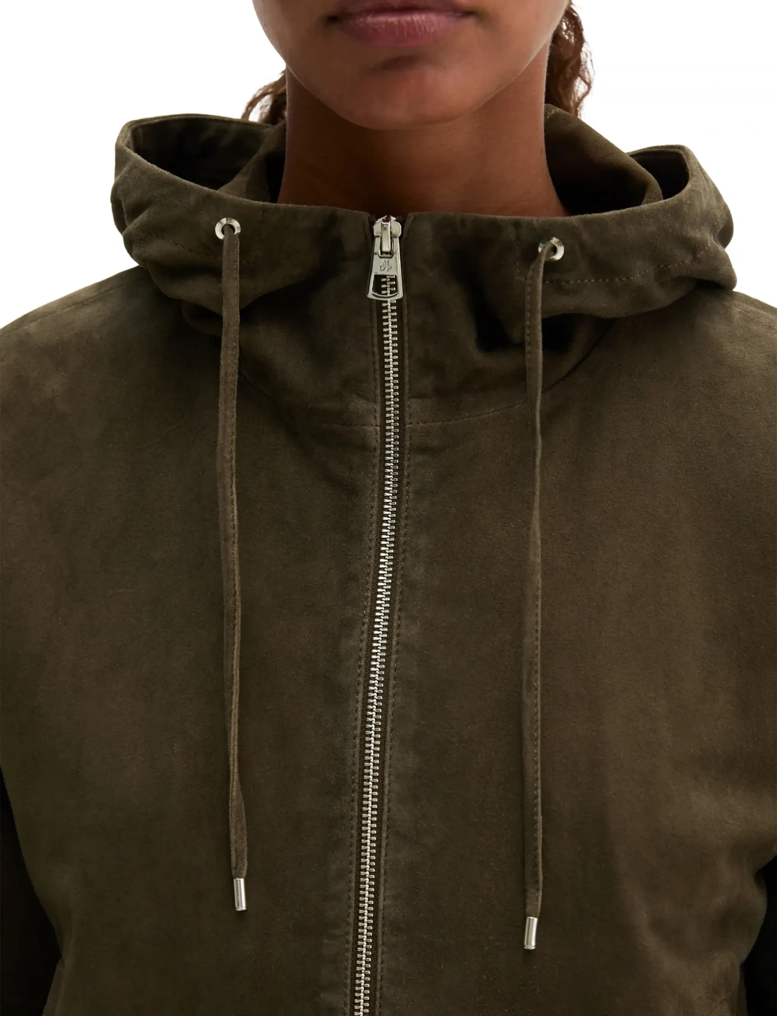 Marc O'Polo - Leather Jackets - kevadjoped - mossy earth - 3