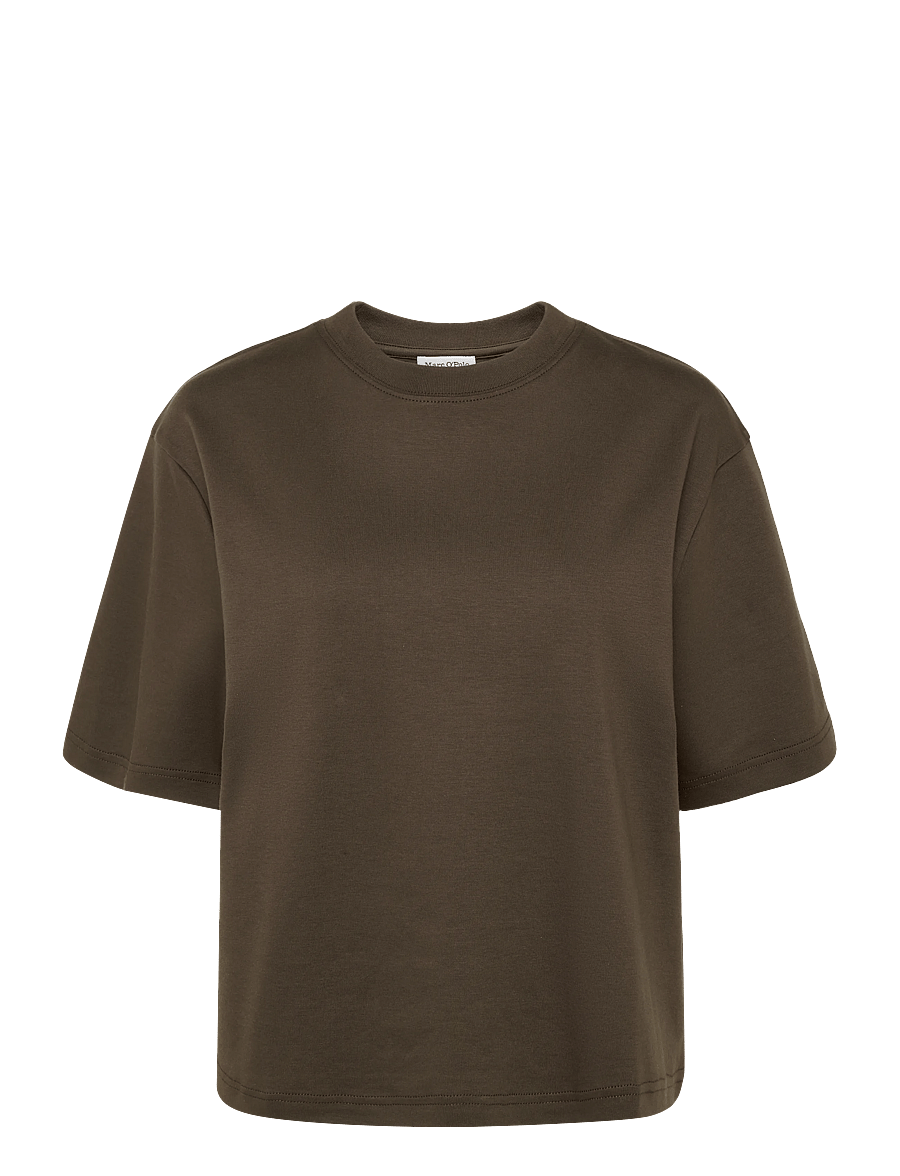 Marc O'Polo - Jersey T-Shirts Shortsleeve - t-shirts - mossy earth - 1