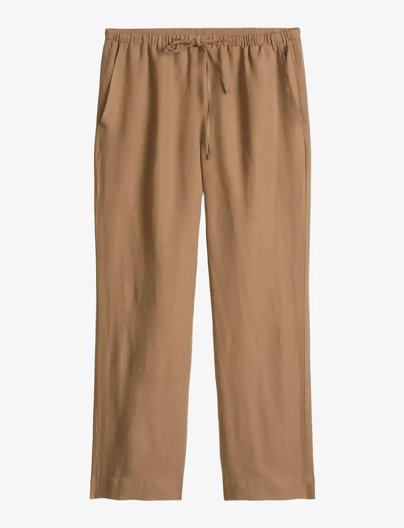 Marc O'Polo - Woven Pants - hørbukser - burnt brown - 1