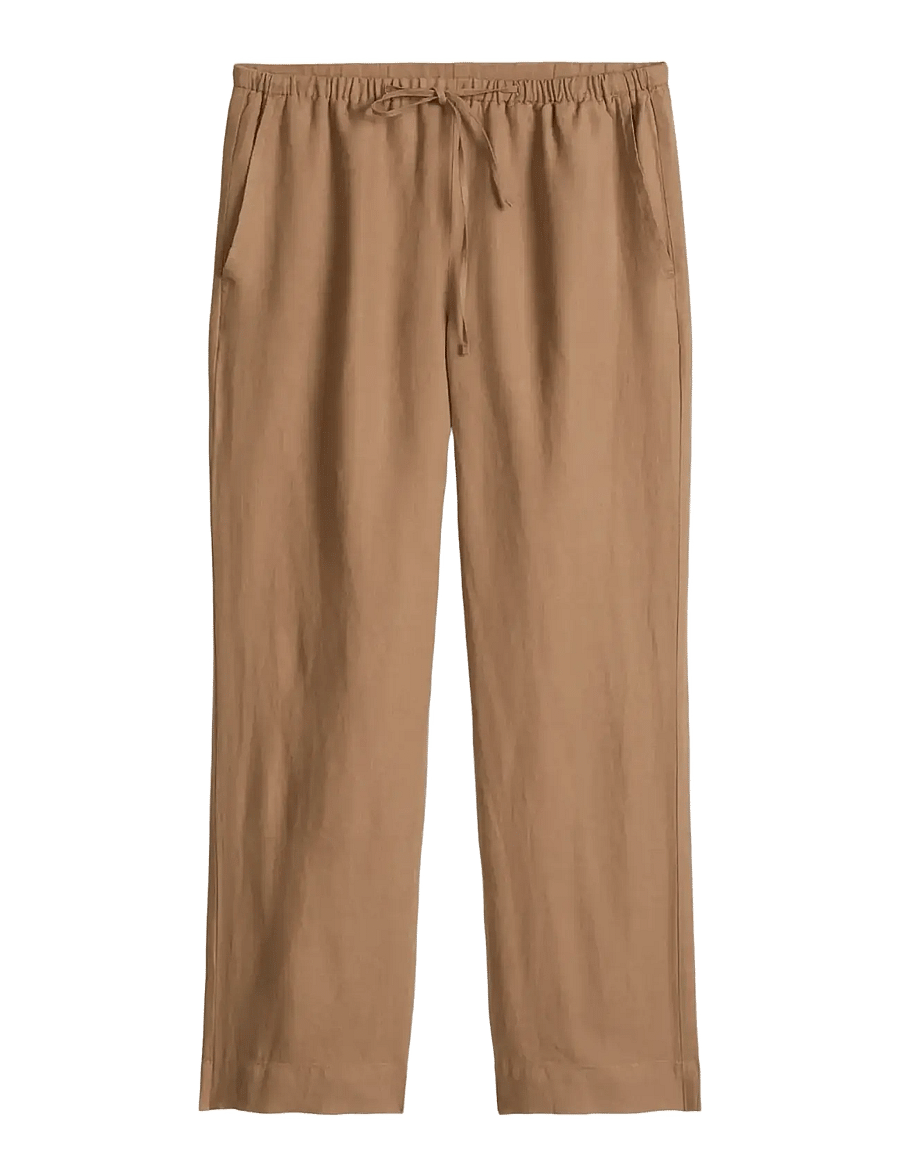 Marc O'Polo - Woven Pants - linnebyxor - burnt brown - 1