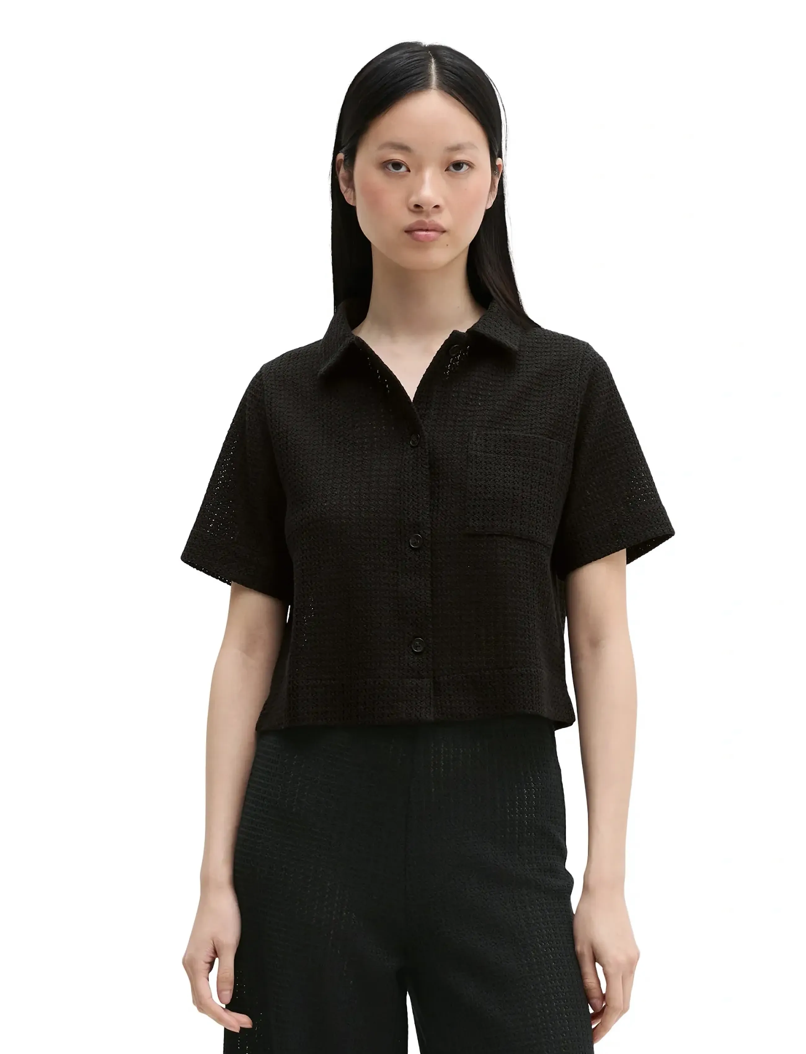 Marc O'Polo Jersey T-Shirts Shortsleeve, L, Shirts, Schwarz - Short-sleeved, Frauen
