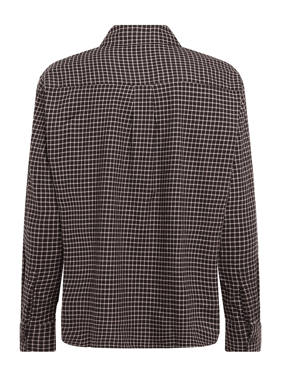 Marc O'Polo - Woven Blouses Longsleeve - langærmede skjorter - black_multi_01 - 2
