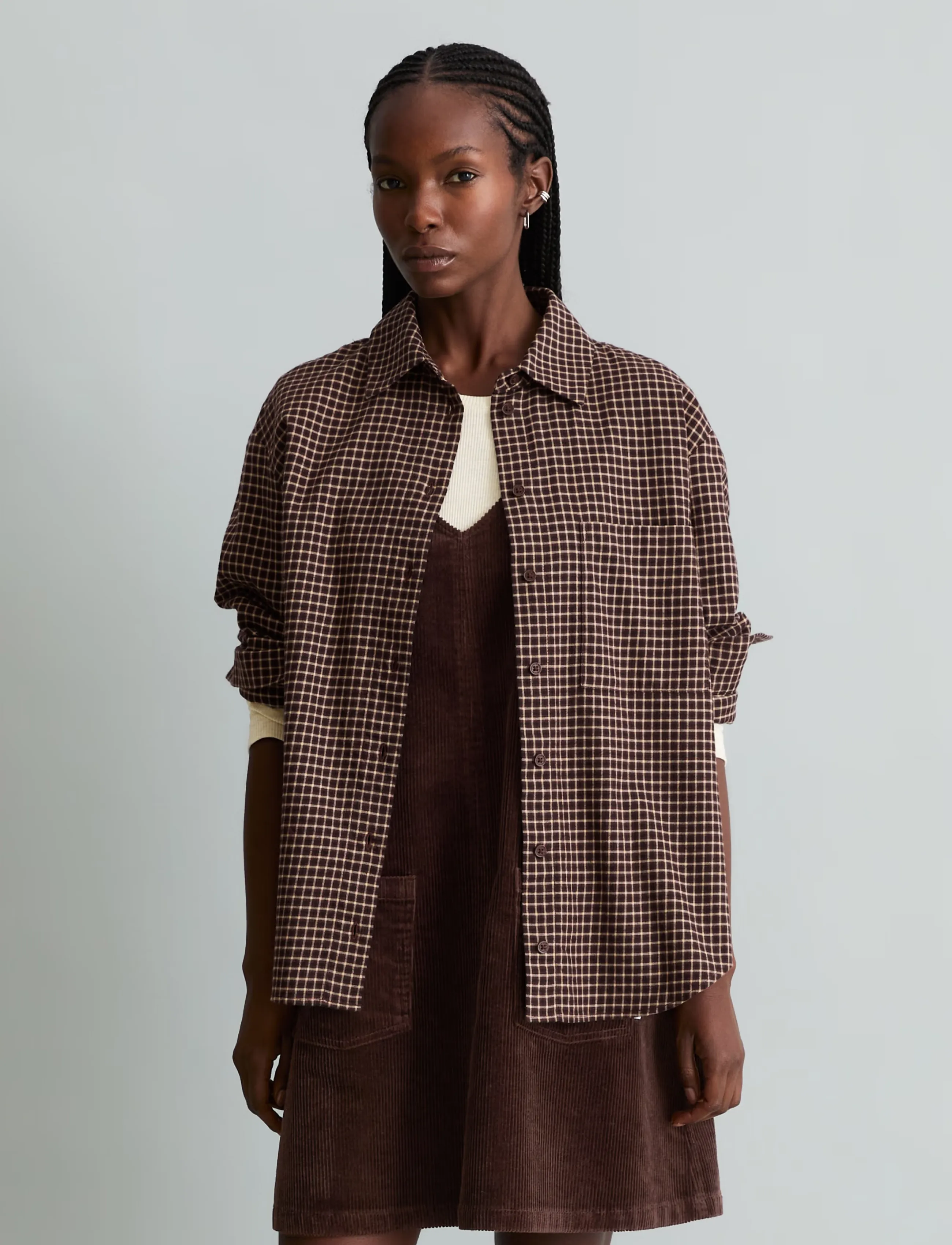 Marc O'Polo Woven Blouses Longsleeve - Hemden - BLACK_MULTI_01 / black