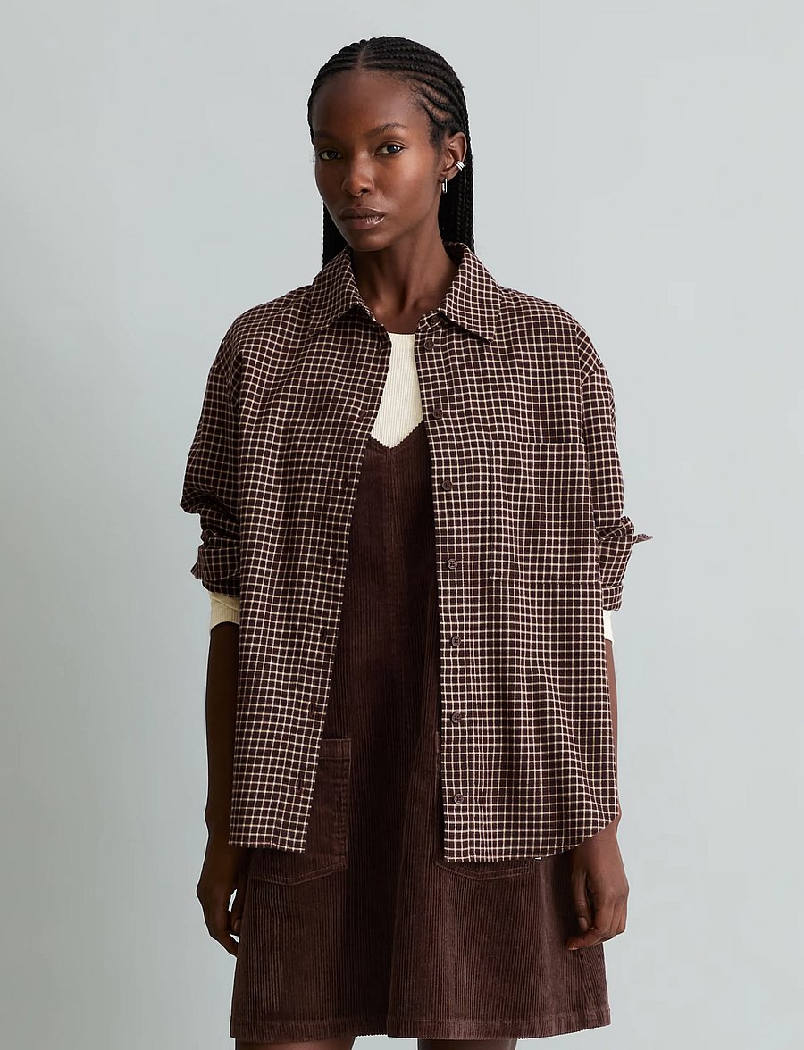 Marc O'Polo - Woven Blouses Longsleeve - langärmlige hemden - black_multi_01 - 0