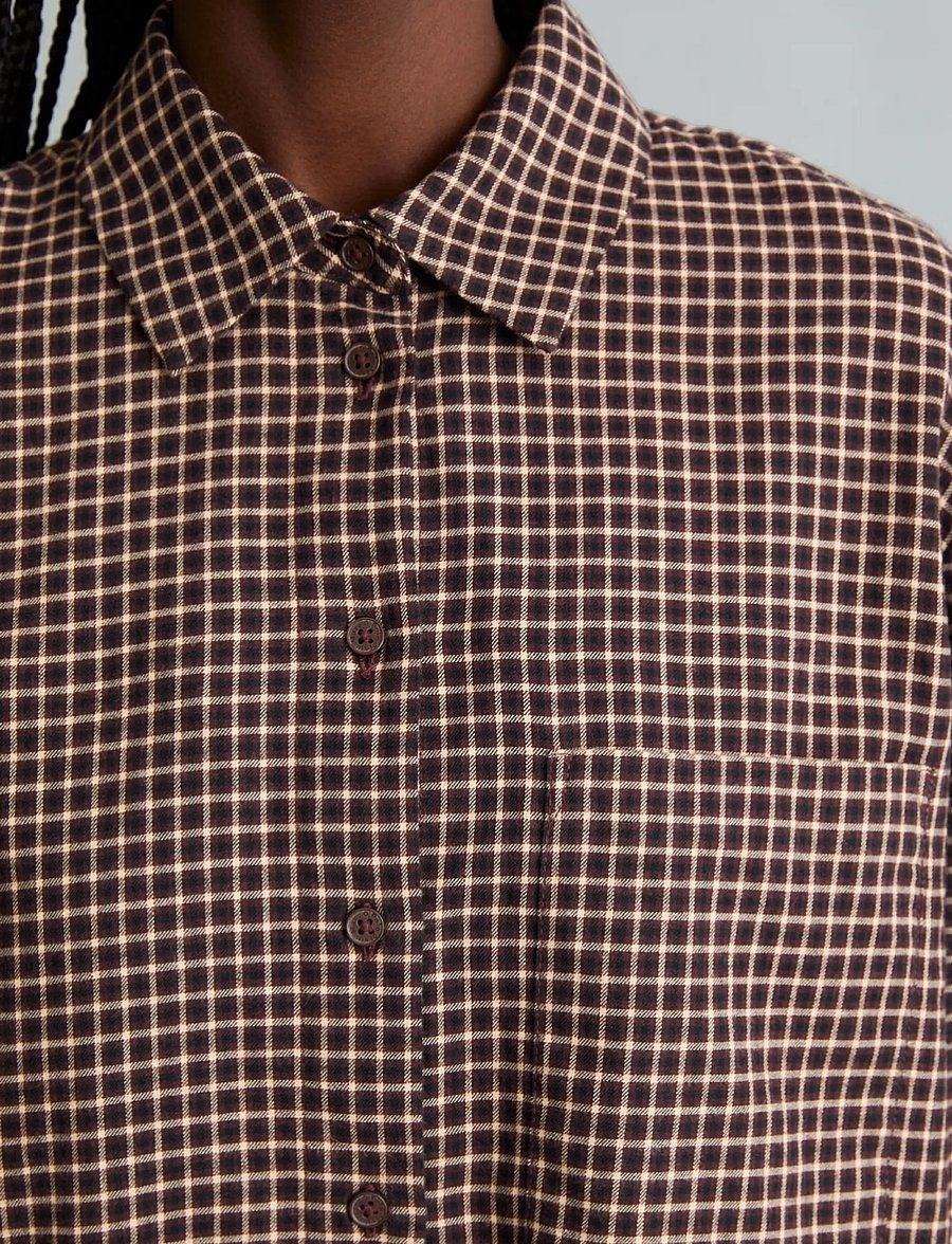 Marc O'Polo - Woven Blouses Longsleeve - langärmlige hemden - black_multi_01 - 3
