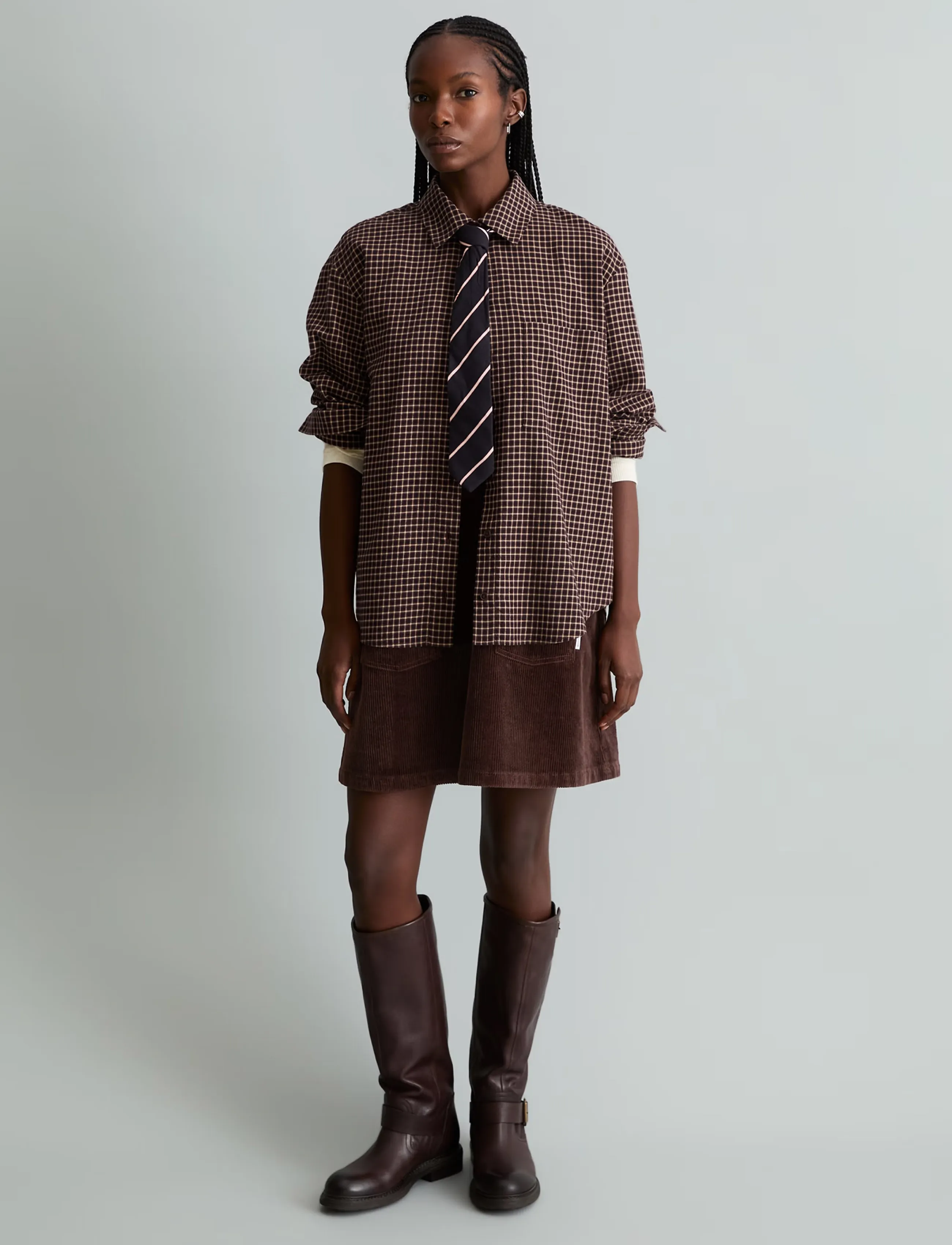 Marc O'Polo - Woven Blouses Longsleeve - langärmlige hemden - black_multi_01 - 5