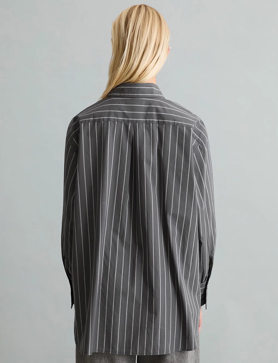Marc O'Polo - Woven Blouses Longsleeve - langärmlige hemden - dark grey_multi_01 - 2