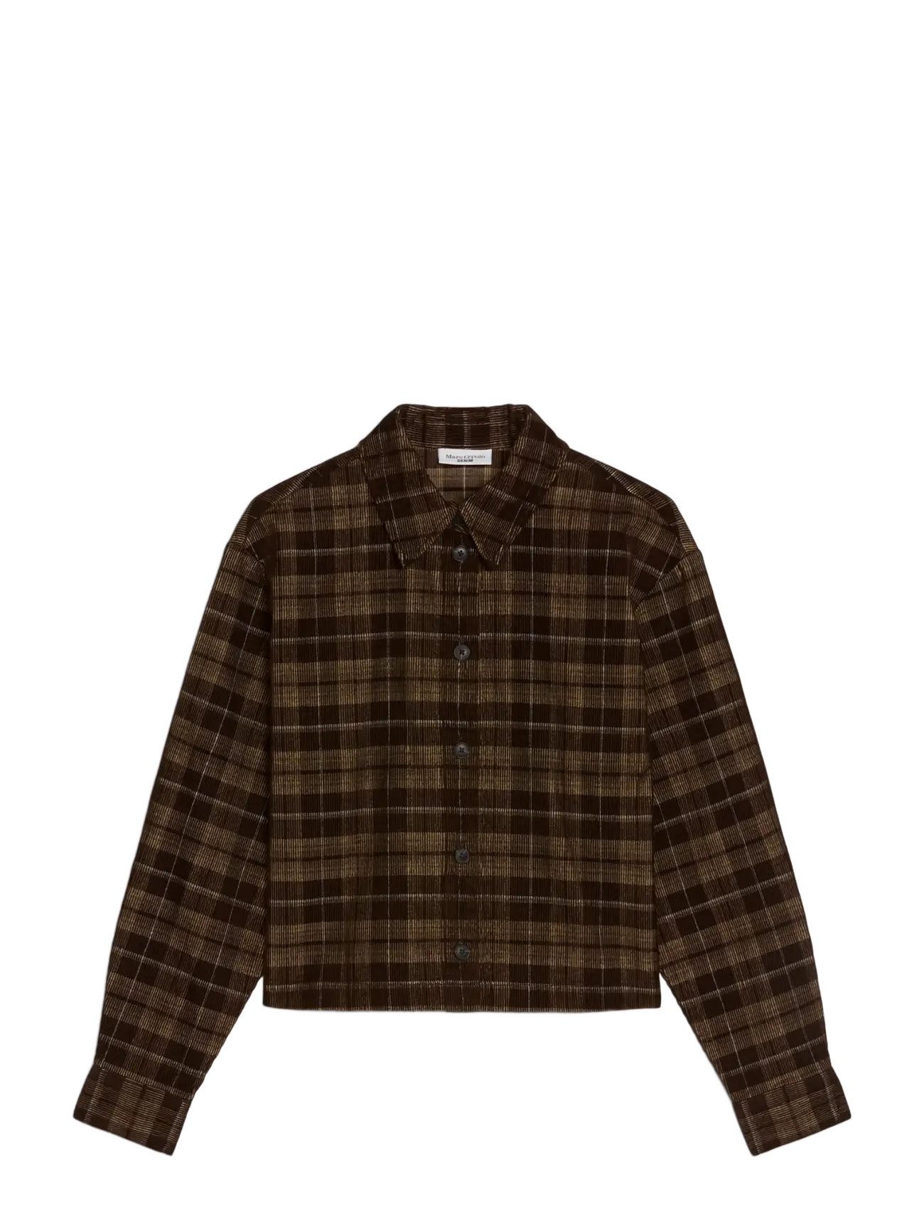 Marc O'Polo - Woven Blouses Longsleeve - langärmlige hemden - medium brown_multi_01 - 1
