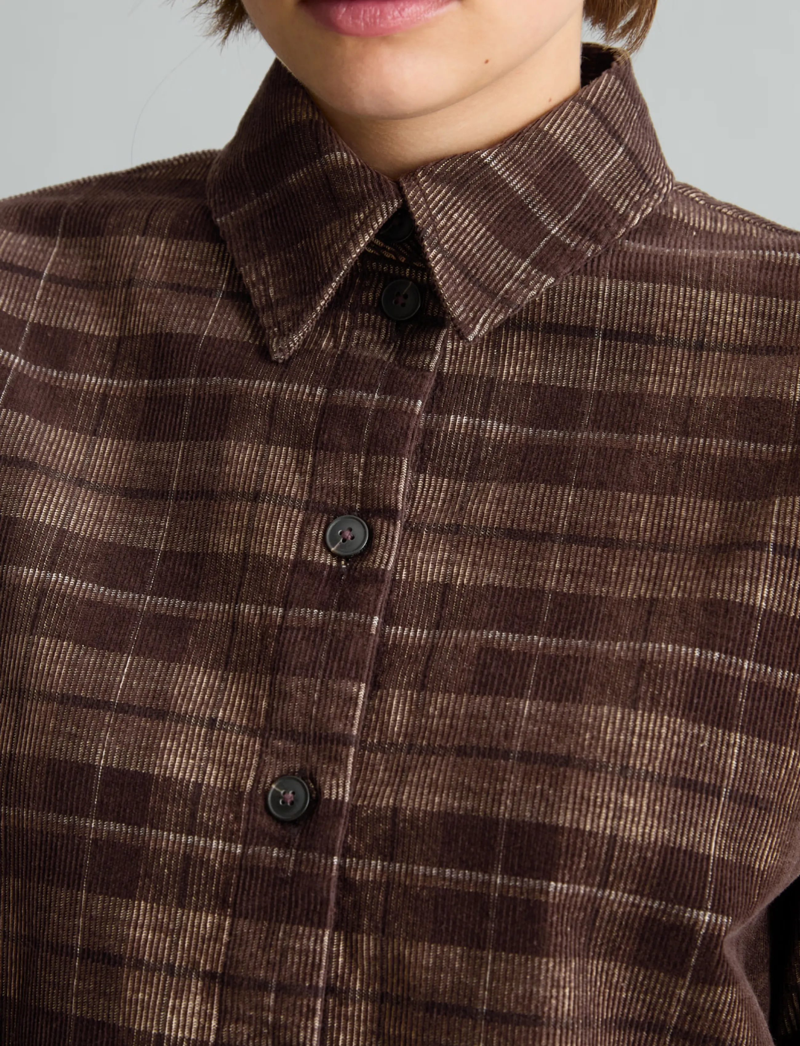 Marc O'Polo - Woven Blouses Longsleeve - langärmlige hemden - medium brown_multi_01 - 3