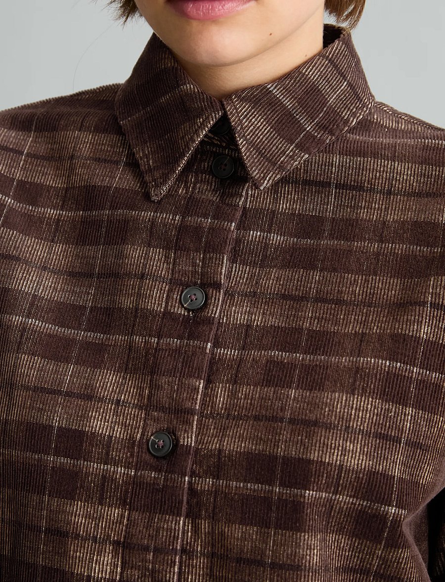 Marc O'Polo - Woven Blouses Longsleeve - langärmlige hemden - medium brown_multi_01 - 3