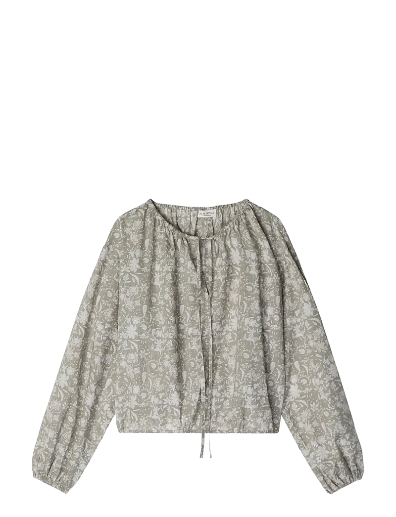 Marc O'Polo - SHIRTS/BLOUSES LONG SLEEVE - langærmede bluser - multi/ fresh sage - 1