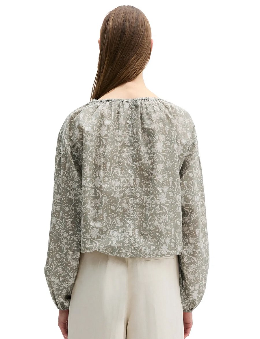 Marc O'Polo - SHIRTS/BLOUSES LONG SLEEVE - pikkade varrukatega pluusid - multi/ fresh sage - 2
