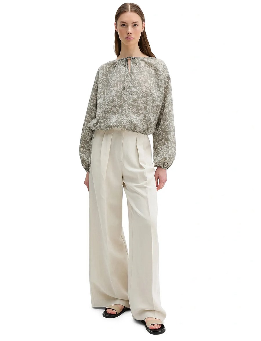 Marc O'Polo - SHIRTS/BLOUSES LONG SLEEVE - pikkade varrukatega pluusid - multi/ fresh sage - 4