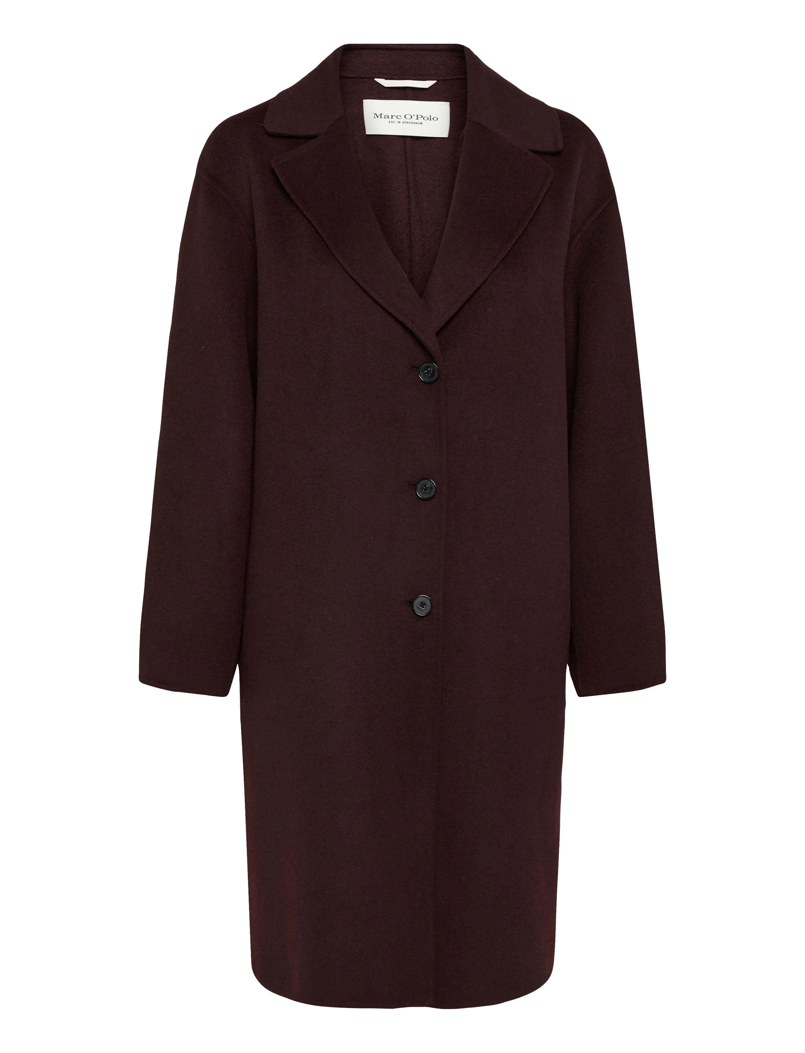 Marc O'Polo Woven Outdoor Coats - Marc O'Polo - BLACK CHERRY / burgundy