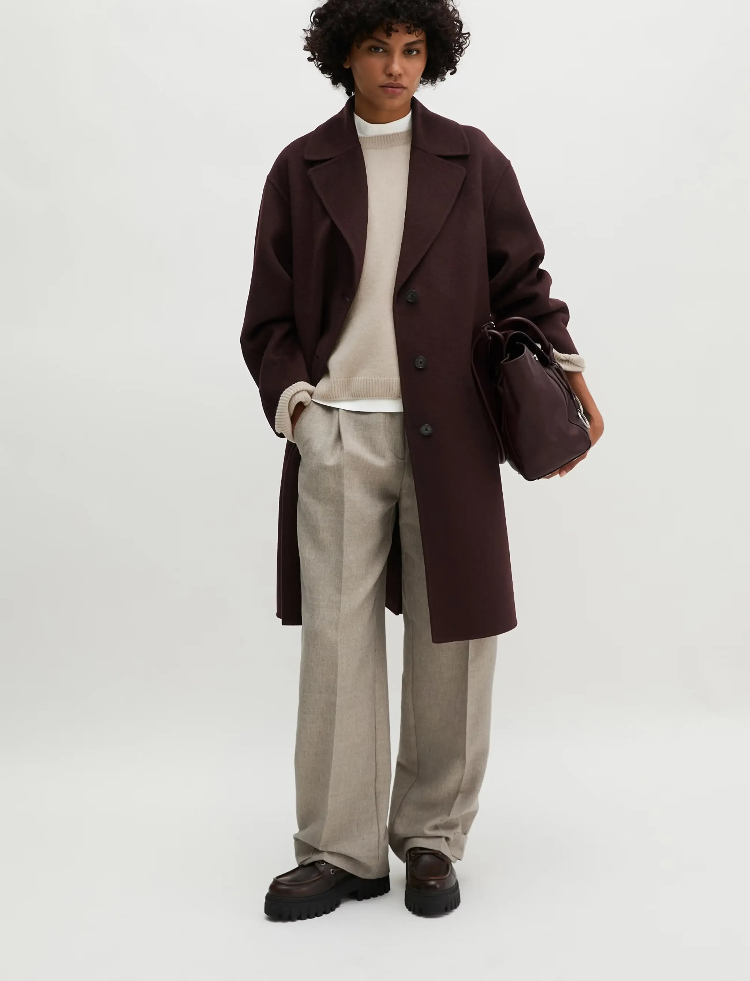 Marc O'Polo Woven Outdoor Coats - Winter jackets - BLACK CHERRY / burgundy