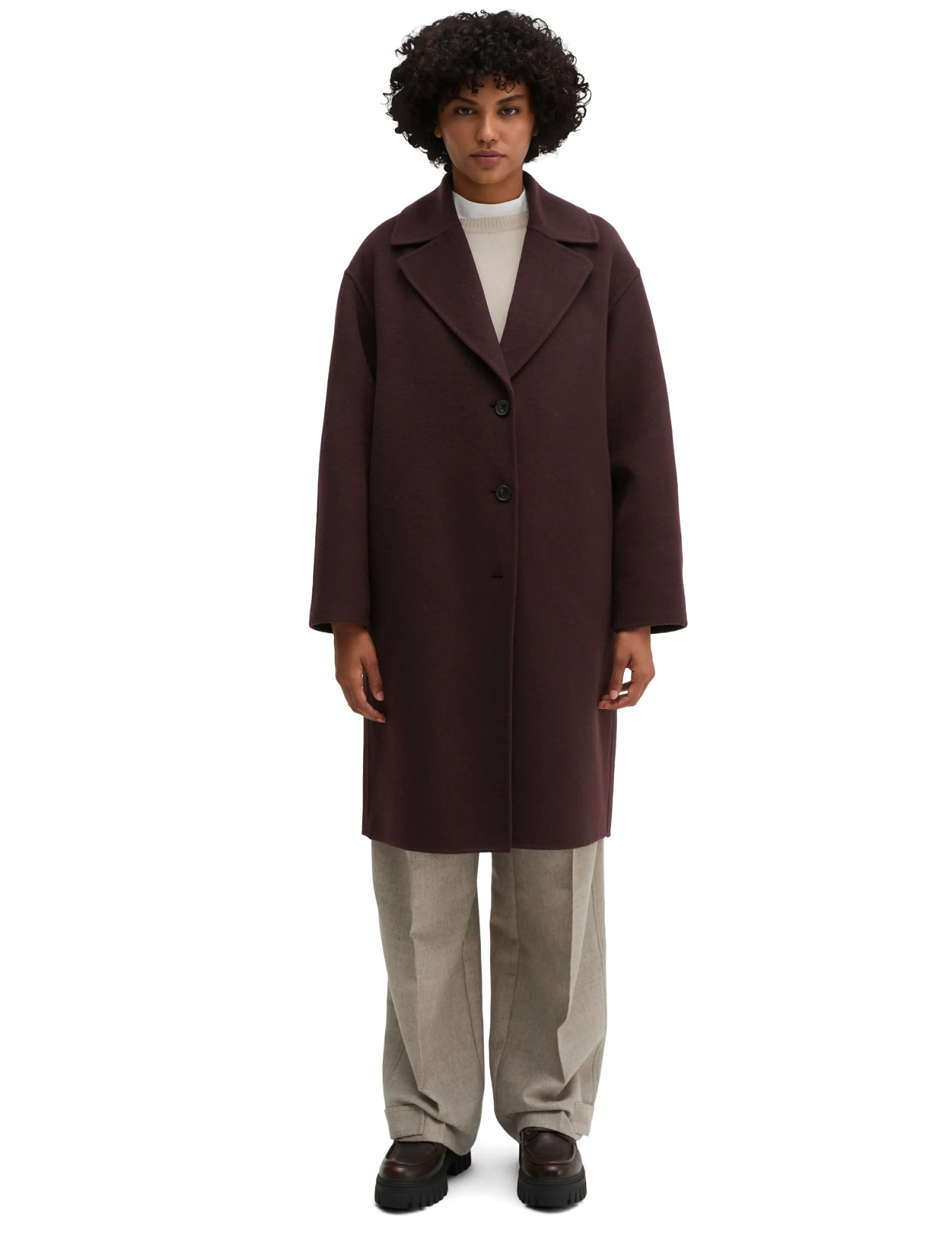 Marc O'Polo - Woven Outdoor Coats - black cherry - 4