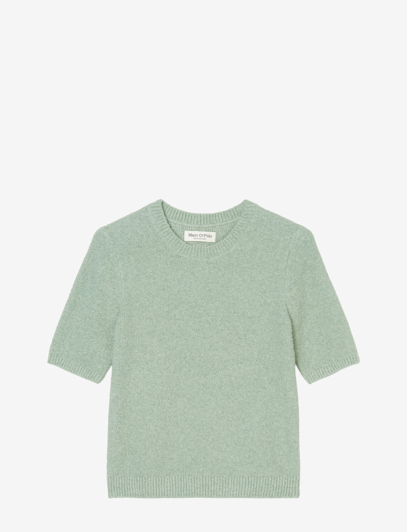 Marc O'Polo - PULLOVER SHORT SLEEVE - stickade tröjor - dusty mint - 1