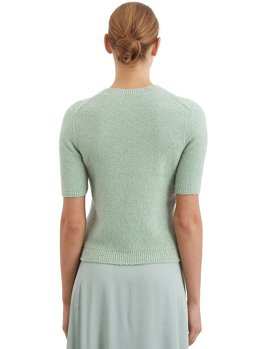 Marc O'Polo - PULLOVER SHORT SLEEVE - striktrøjer - dusty mint - 2
