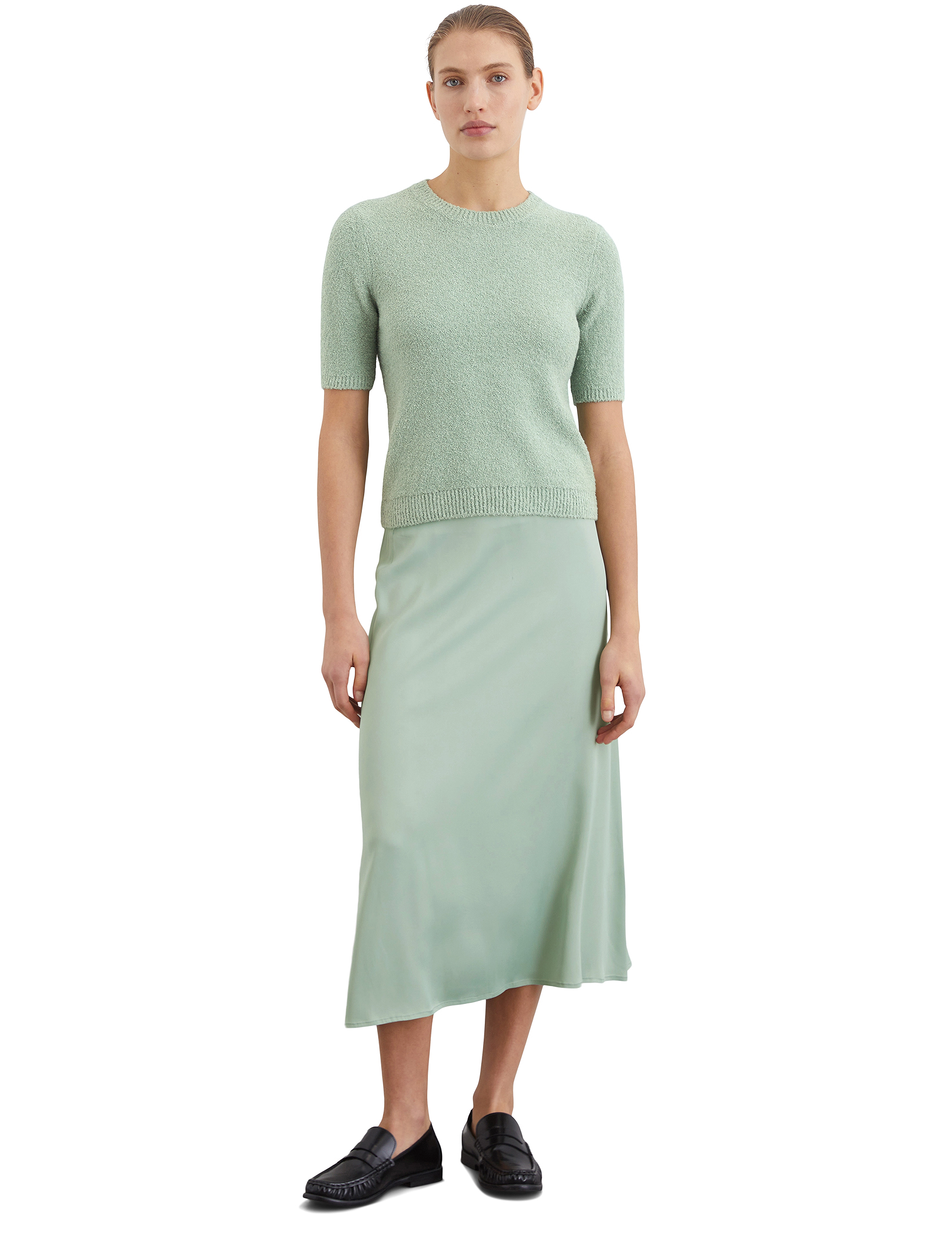Marc O'Polo - PULLOVER SHORT SLEEVE - jumpers - dusty mint - 5