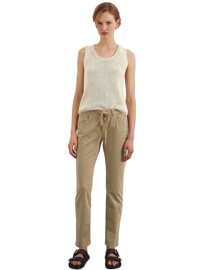 Marc O'Polo - WOVEN FIVE POCKETS - chinos - summer sand - 0