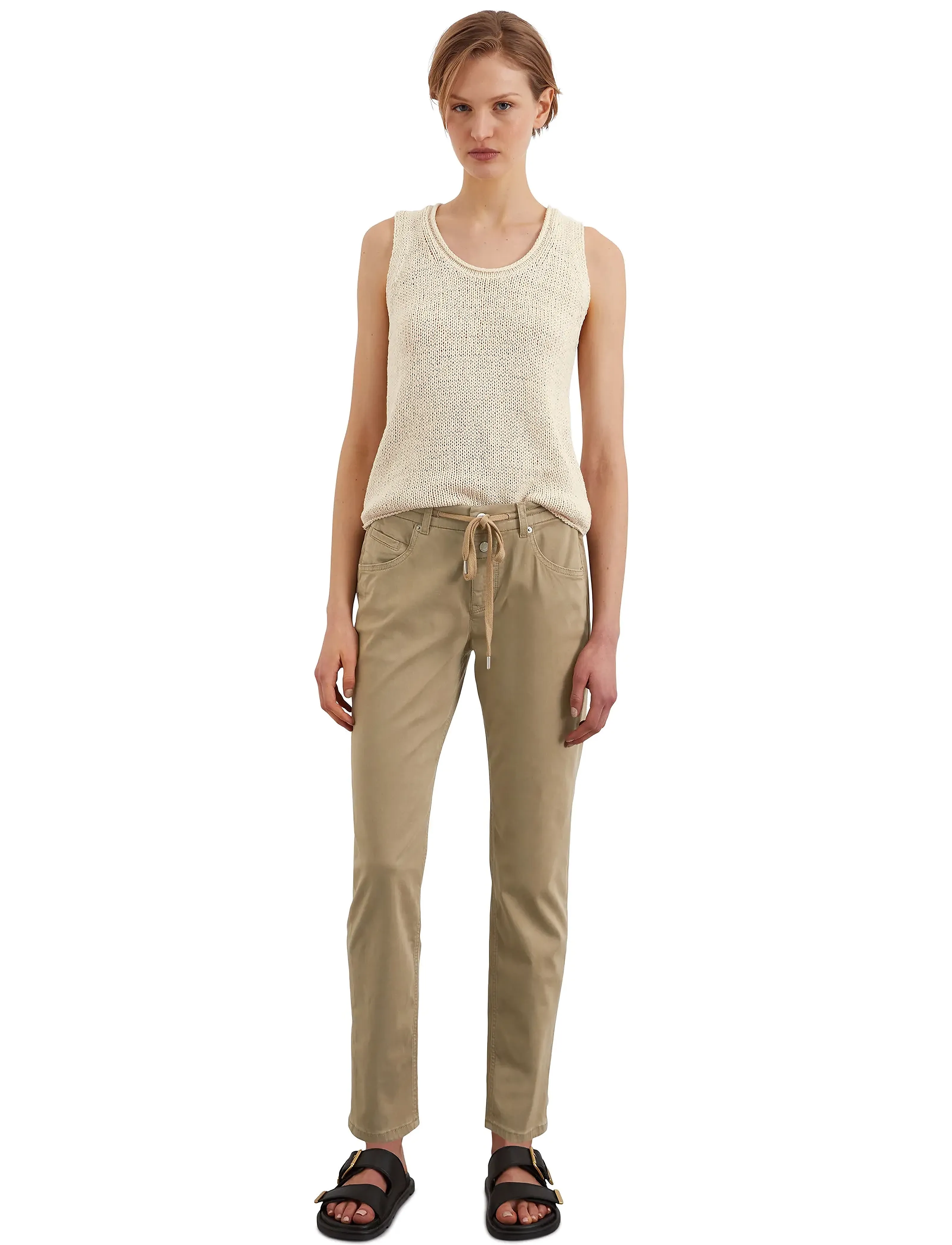 Marc O'Polo WOVEN FIVE POCKETS - Tøj - SUMMER SAND / beige