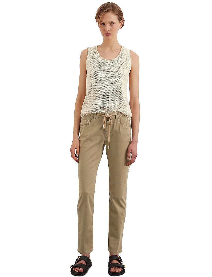 Marc O'Polo - WOVEN FIVE POCKETS - chinos - summer sand - 0