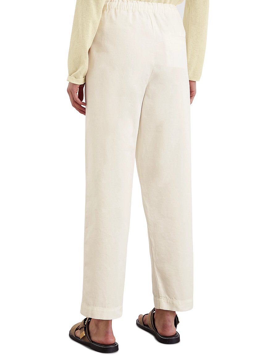 Marc O'Polo - WOVEN PANTS - white cotton - 2