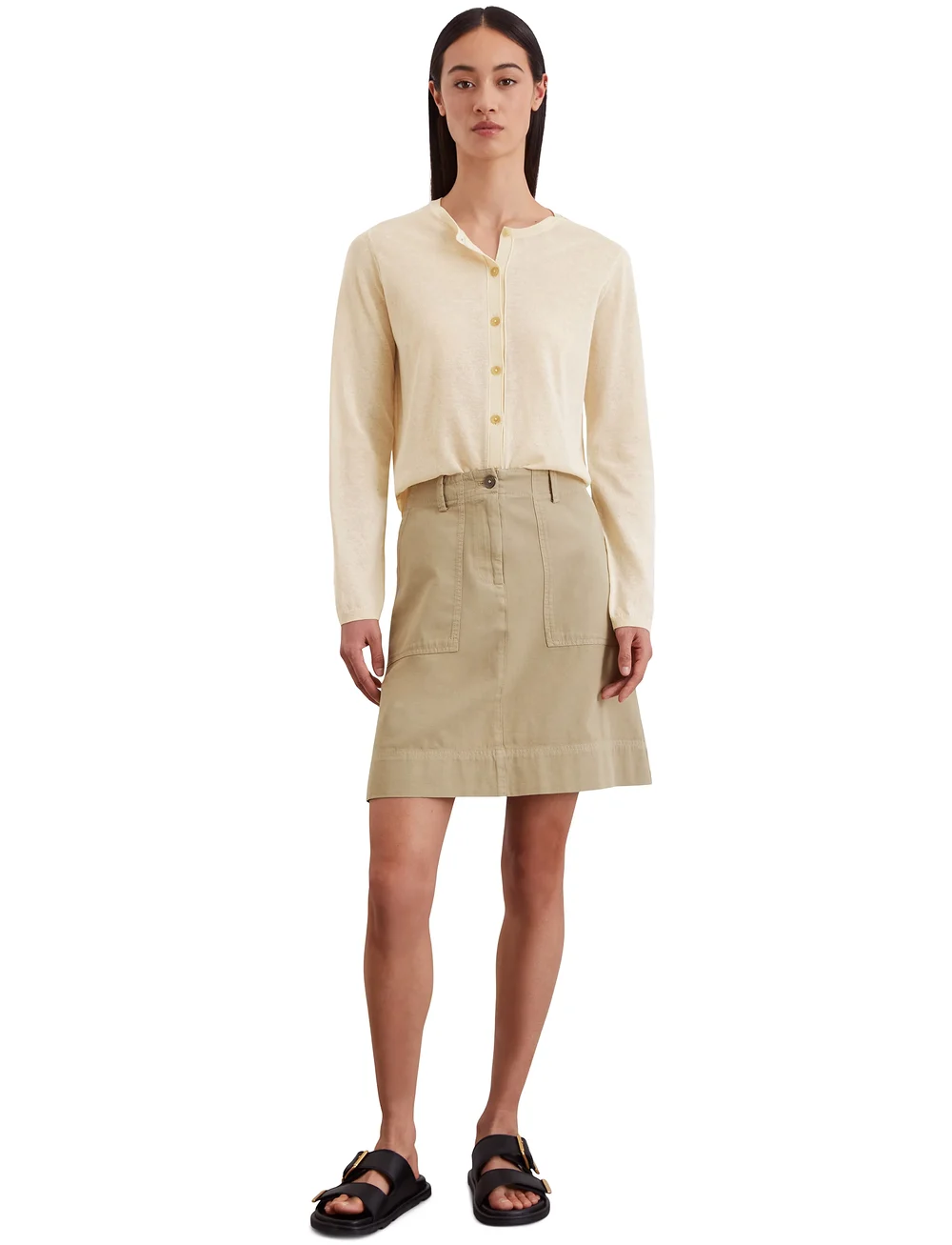 Marc O'Polo - WOVEN SKIRTS - kurze röcke - summer sand - 5