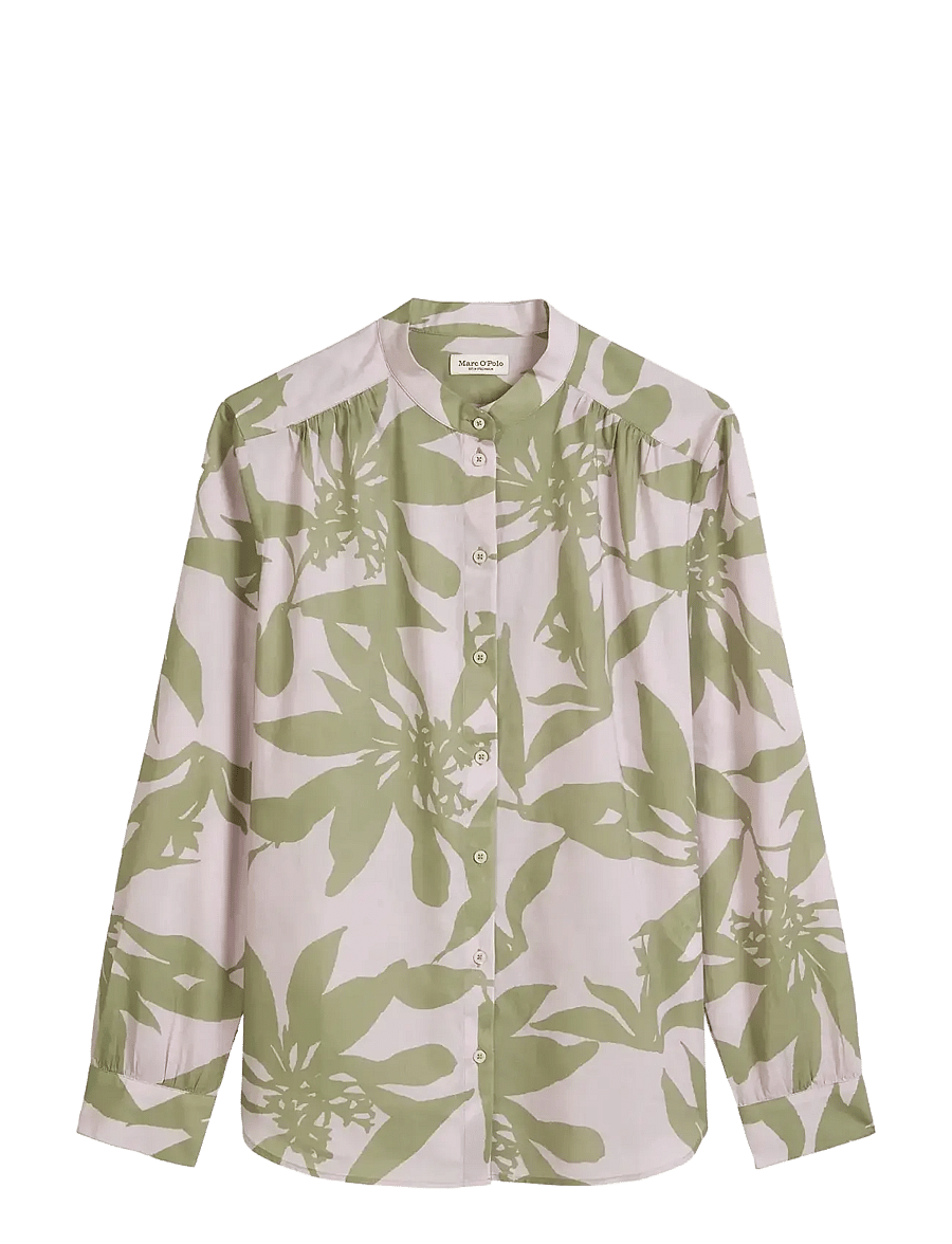 Marc O'Polo - SHIRTS/BLOUSES LONG SLEEVE - langärmlige blusen - multi/ pale lilac - 1
