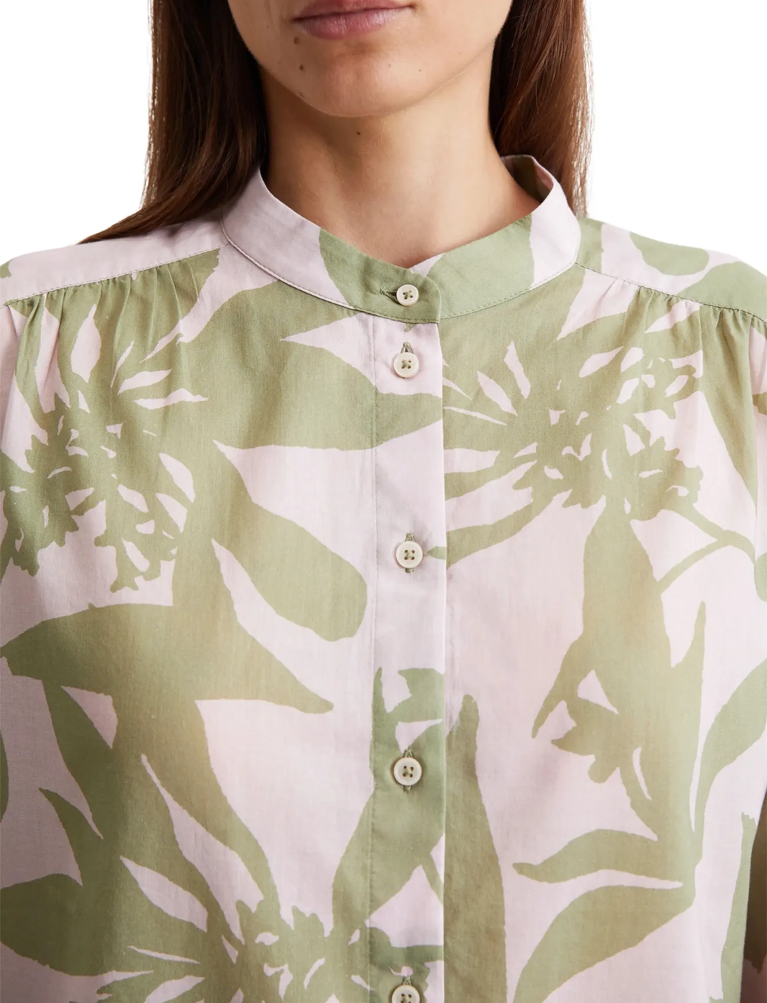 Marc O'Polo - SHIRTS/BLOUSES LONG SLEEVE - langärmlige blusen - multi/ pale lilac - 3