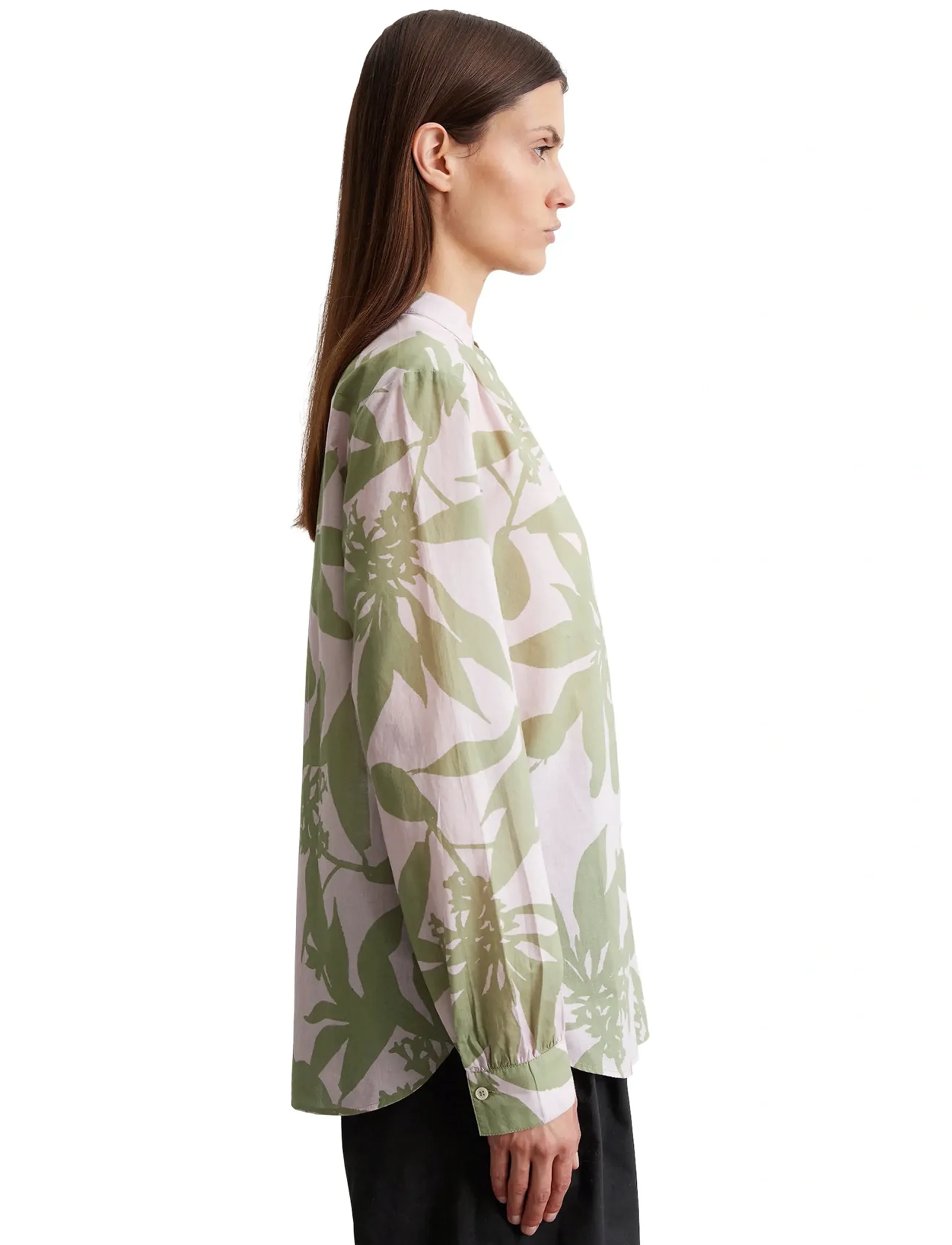 Marc O'Polo - SHIRTS/BLOUSES LONG SLEEVE - langärmlige blusen - multi/ pale lilac - 4