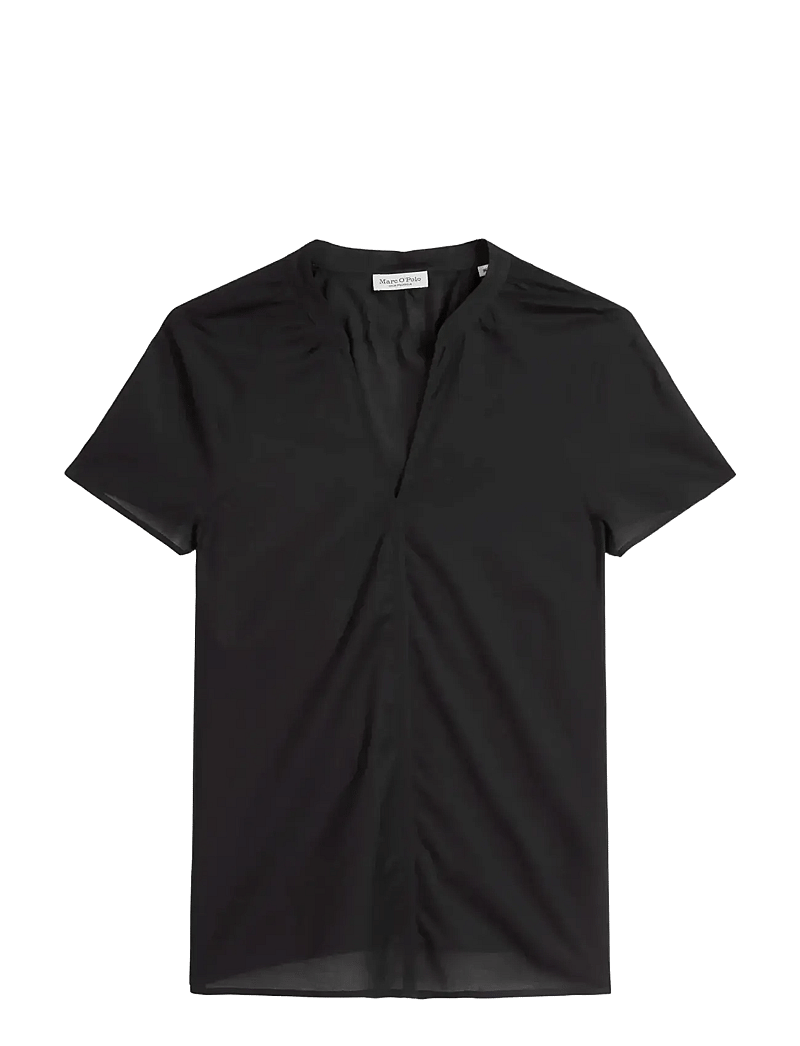 Marc O'Polo - SHIRTS/BLOUSES SHORT SLEEVE - short-sleeved blouses - black - 1