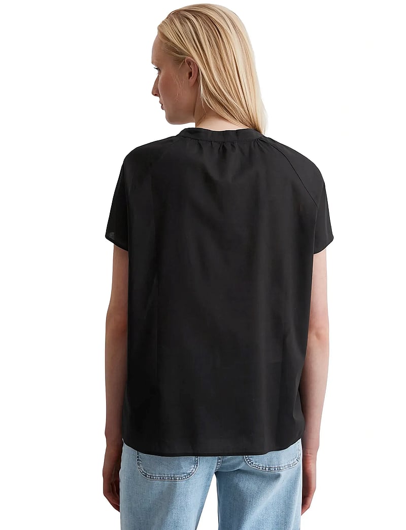 Marc O'Polo - SHIRTS/BLOUSES SHORT SLEEVE - short-sleeved blouses - black - 2
