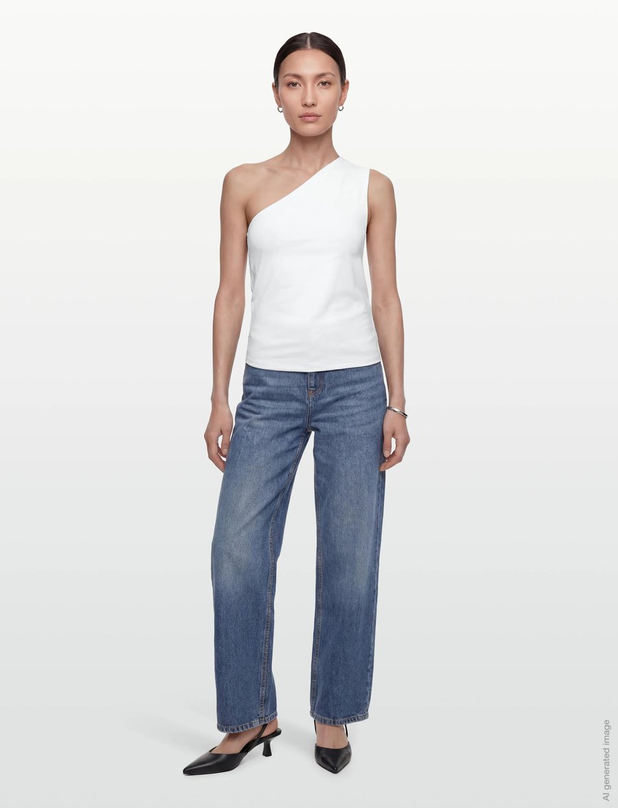 Marc O'Polo - T-SHIRTS SLEEVELESS - sleeveless tops - white - 0