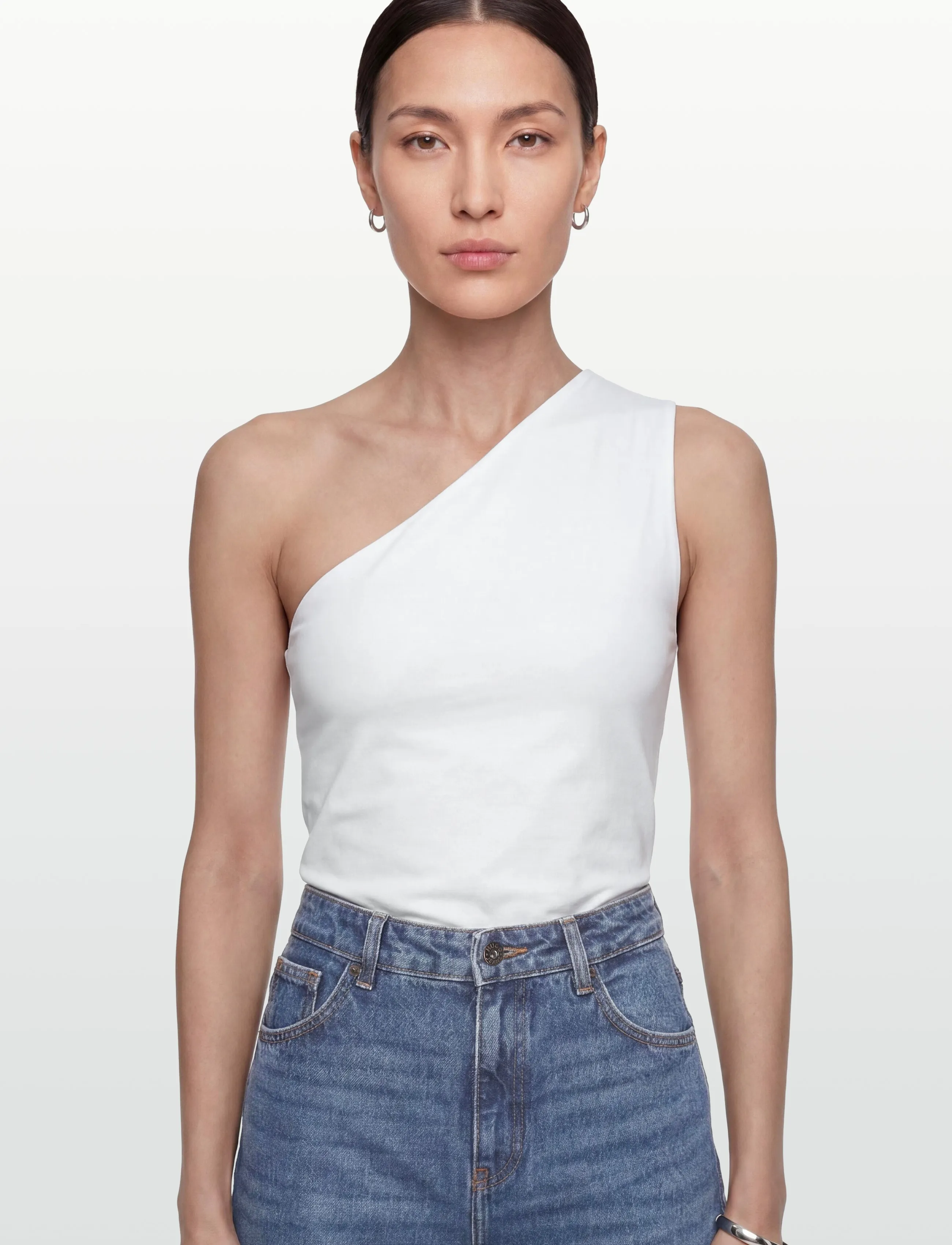 Marc O'Polo - T-SHIRTS SLEEVELESS - sleeveless tops - white - 3