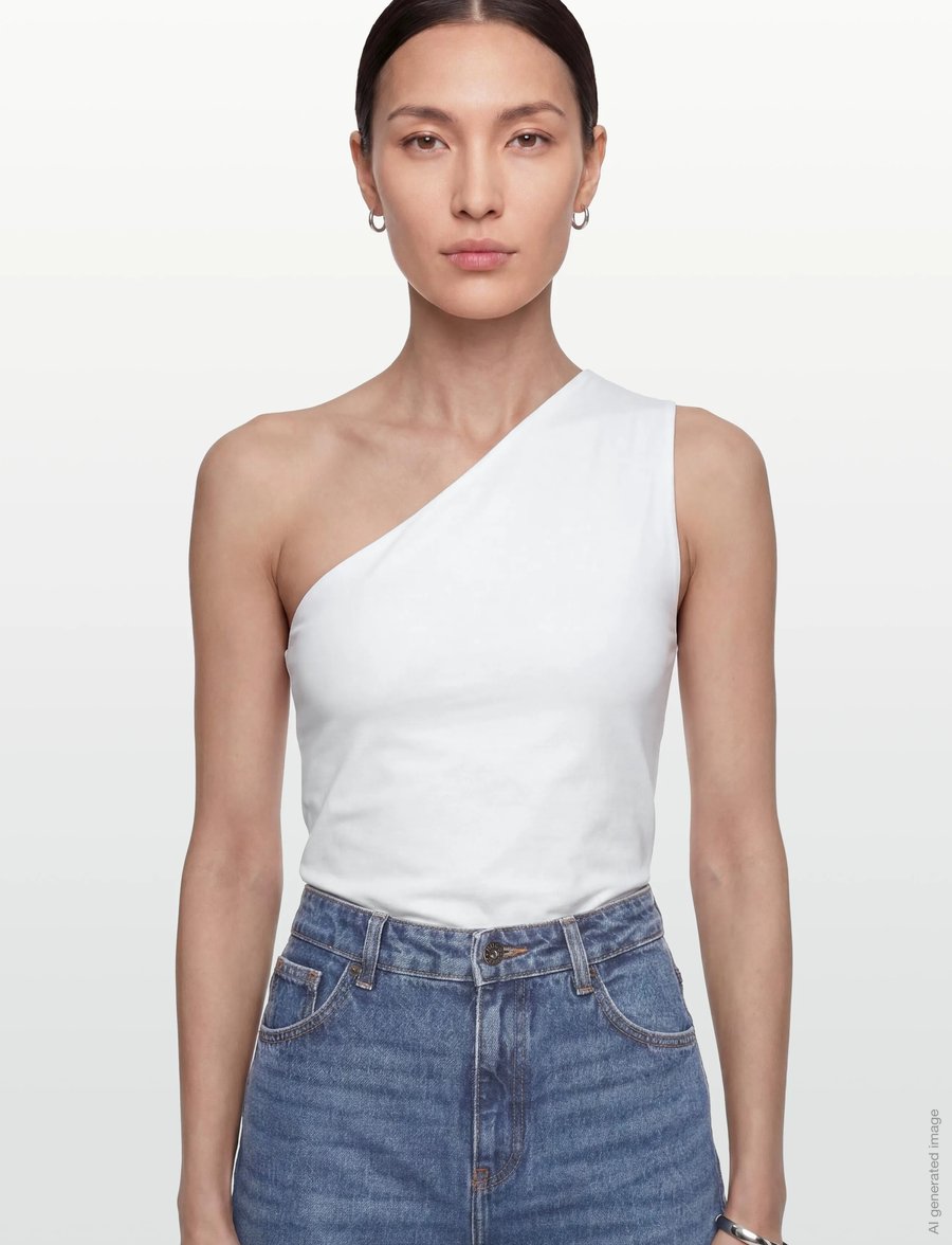 Marc O'Polo - T-SHIRTS SLEEVELESS - sleeveless tops - white - 3