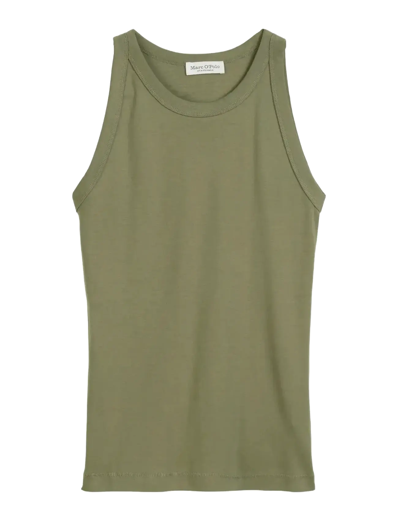 Marc O'Polo T-SHIRTS SLEEVELESS - Kampagne - FOREST MOSS / khaki/green