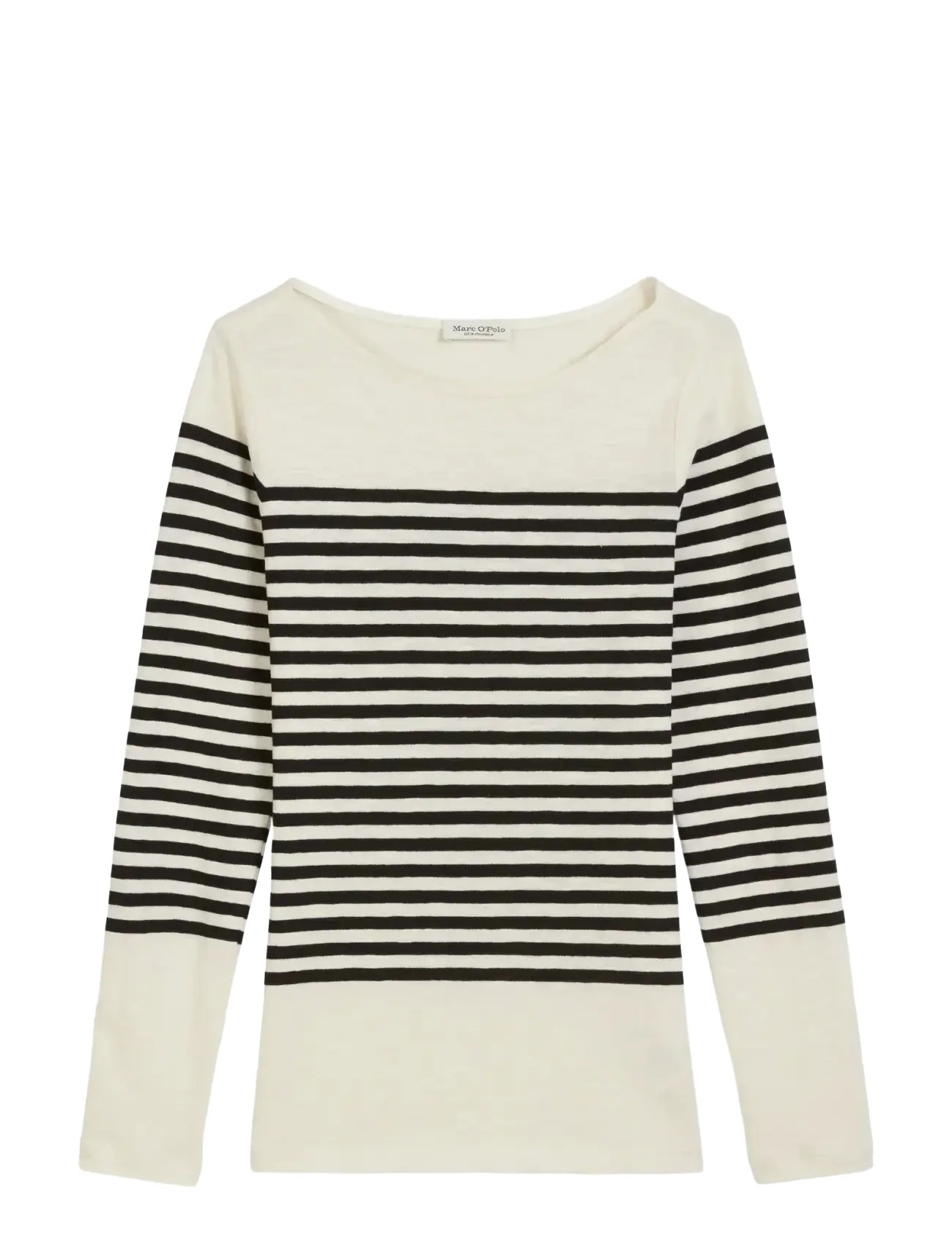 Marc O'Polo T-SHIRTS LONG SLEEVE - Marc O'Polo - MULTI/ BLACK / cream
