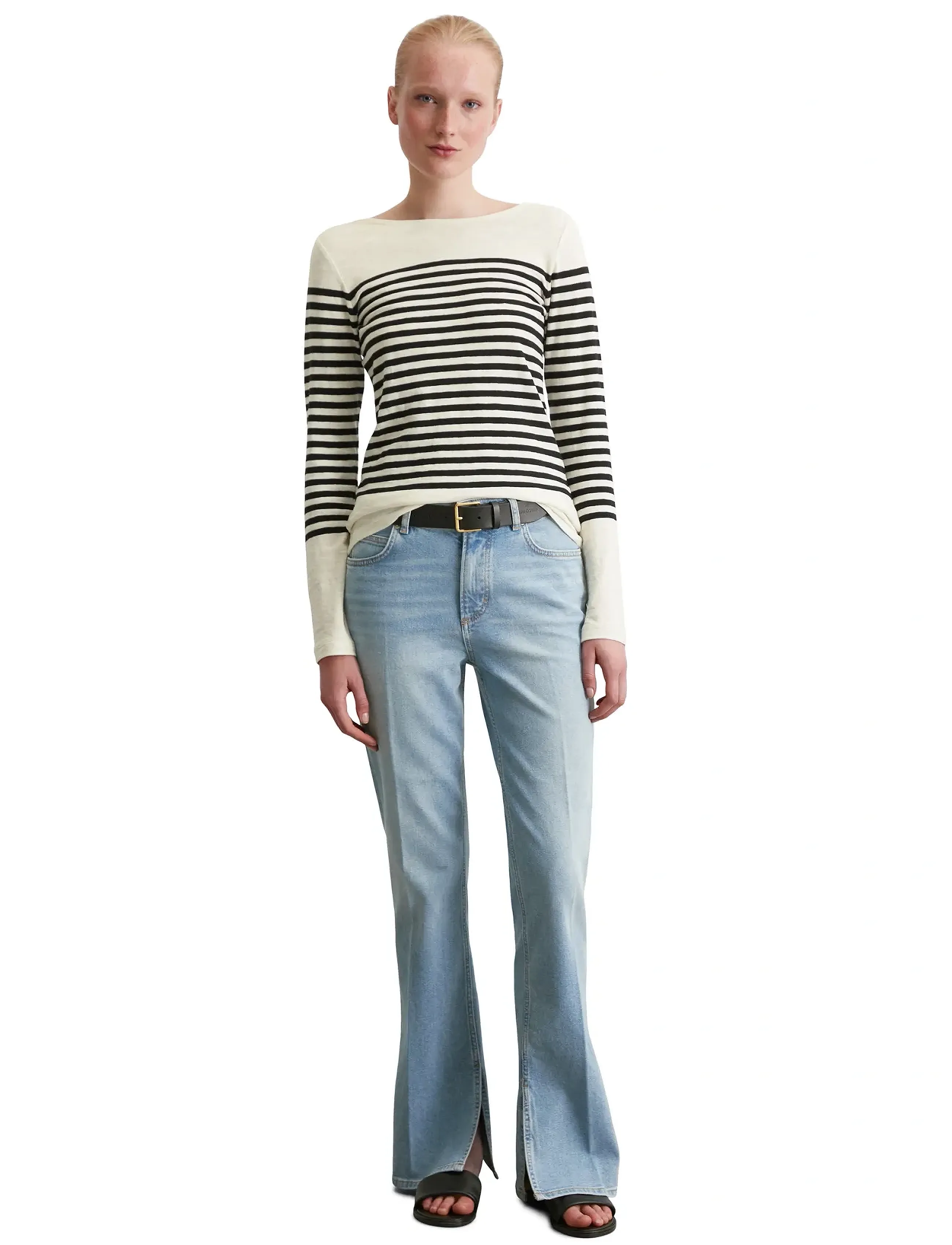 Marc O'Polo - T-SHIRTS LONG SLEEVE - langærmede toppe - multi/ black - 5