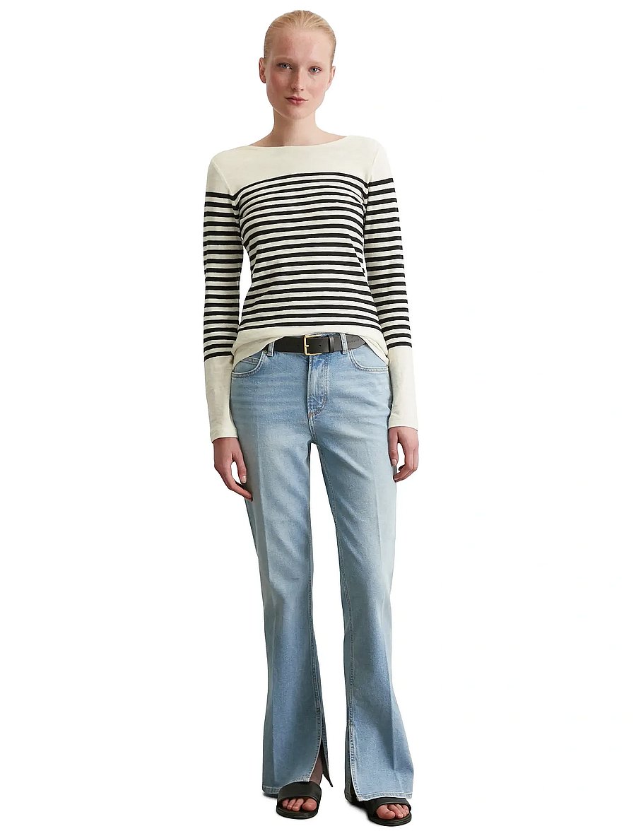 Marc O'Polo - T-SHIRTS LONG SLEEVE - langærmede toppe - multi/ black - 5