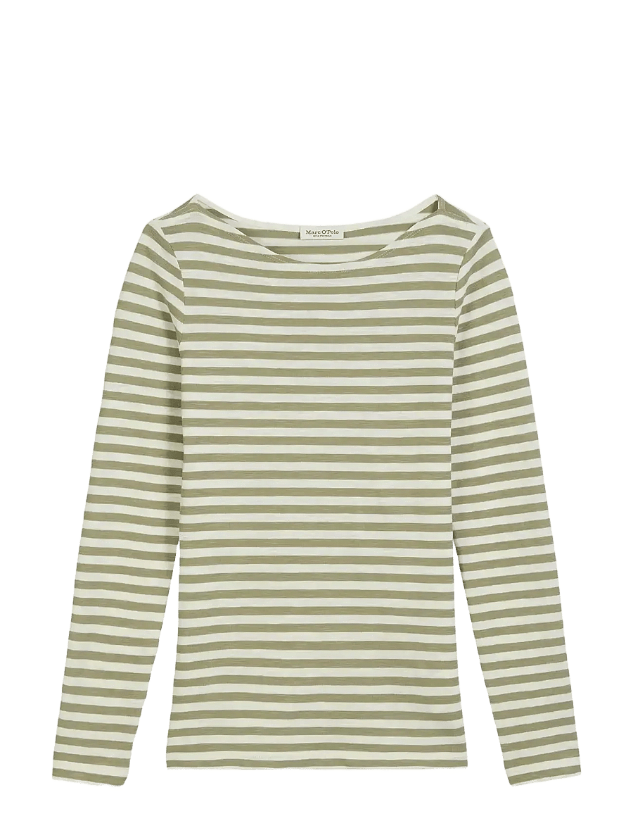 Marc O'Polo - T-SHIRTS LONG SLEEVE - topy z długimi rękawami - multi/ smooth sage - 1
