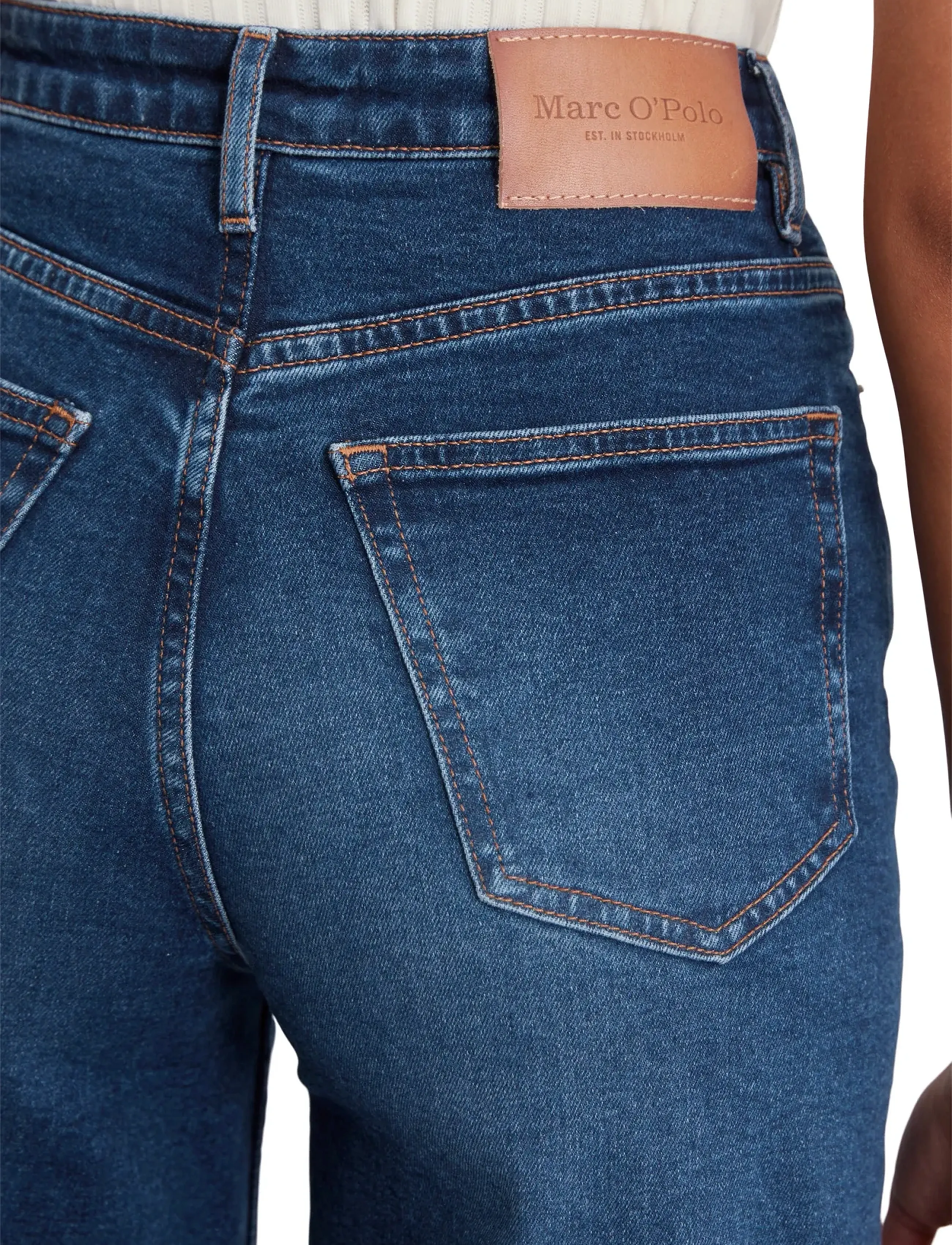 Marc O'Polo - DENIM TROUSERS - brede jeans - authentic dark sea blue wash - 3