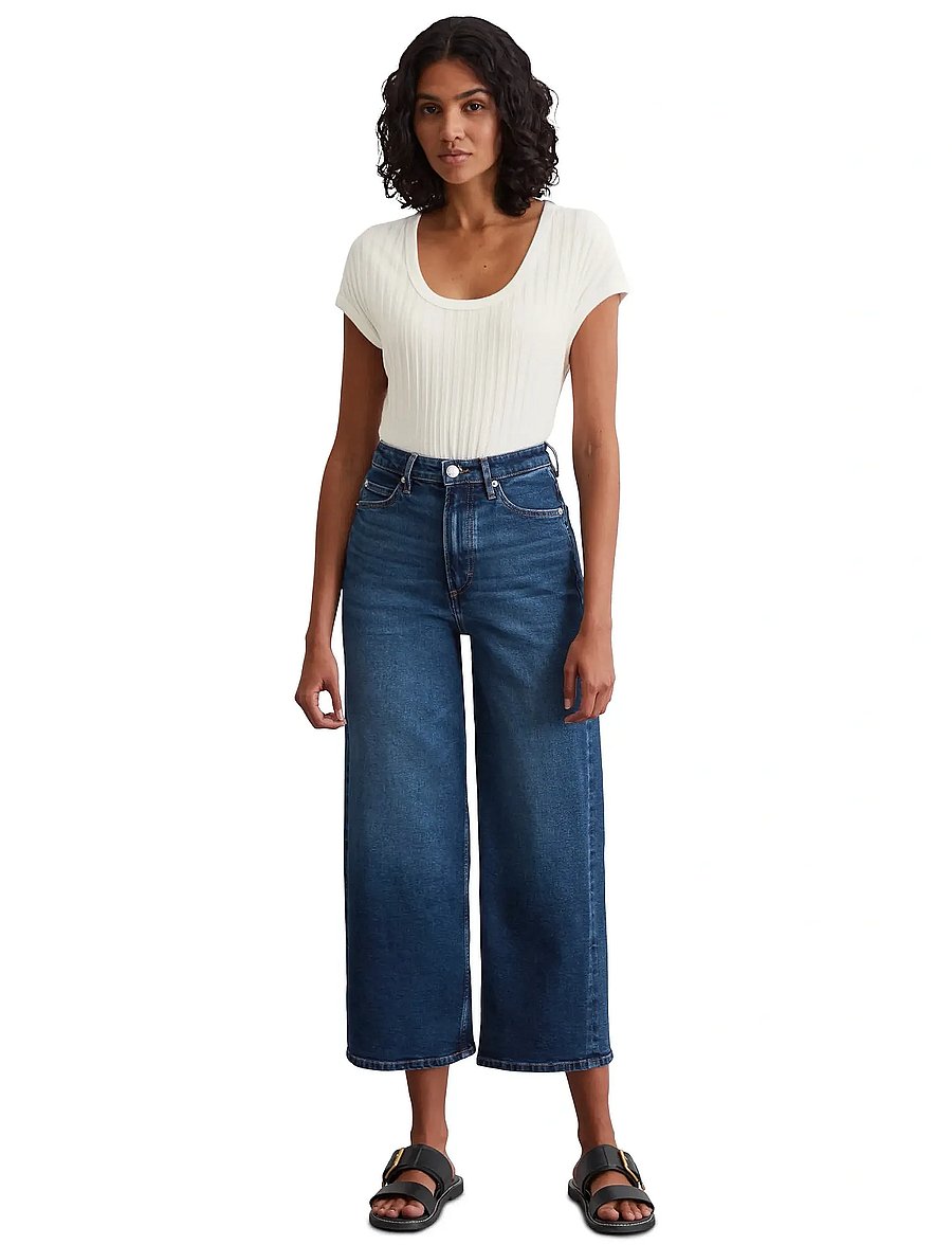 Marc O'Polo - DENIM TROUSERS - brede jeans - authentic dark sea blue wash - 5