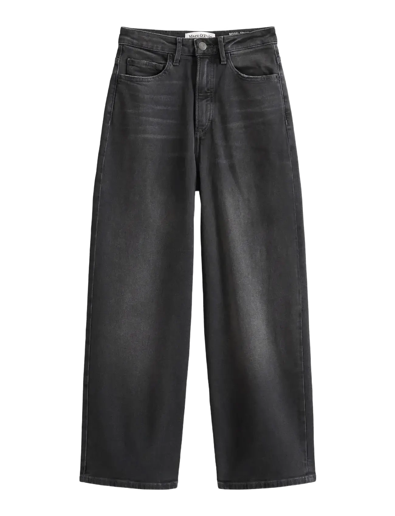 DENIM TROUSERS - DARK GREY WASH
