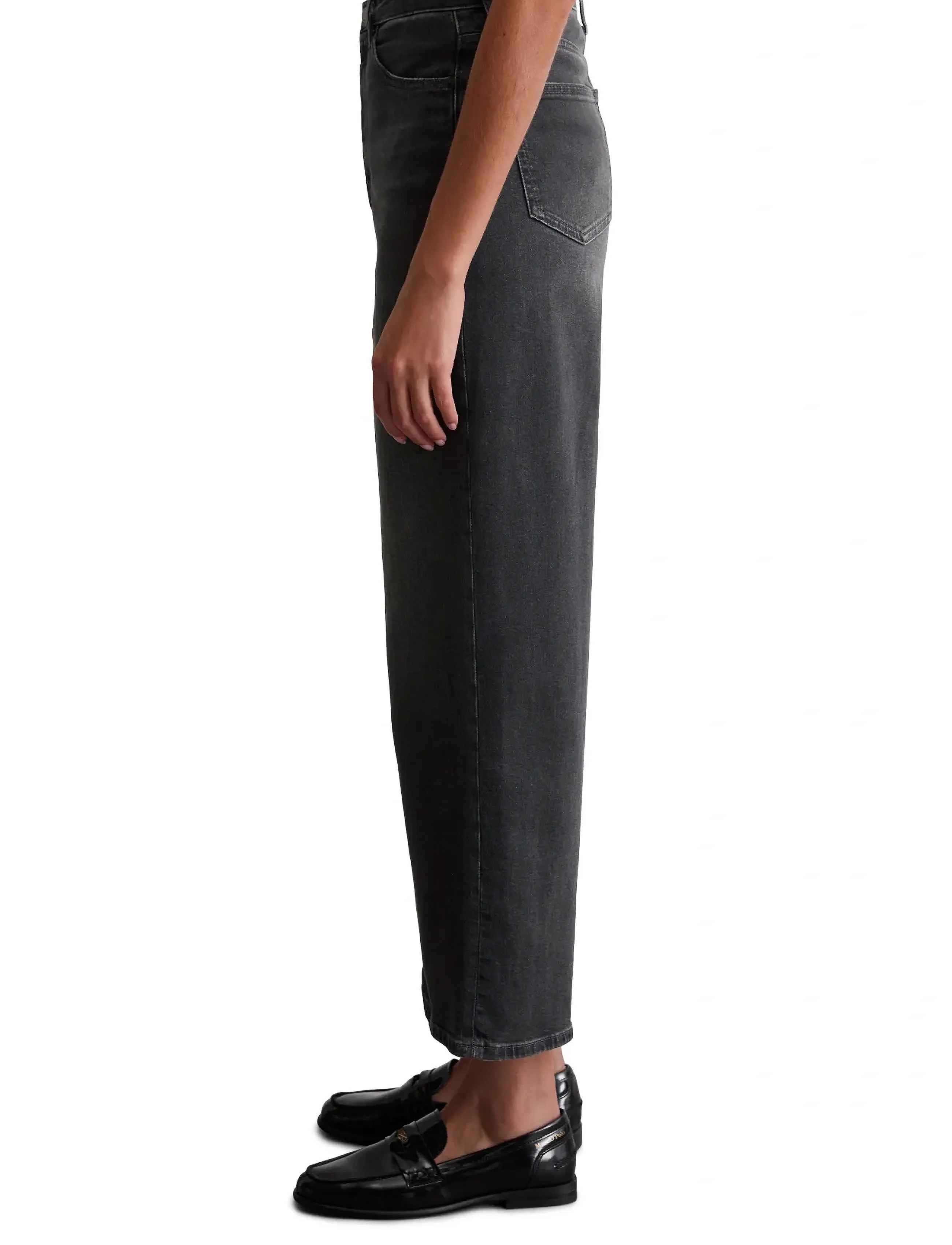 Marc O'Polo - DENIM TROUSERS - brede jeans - dark grey wash - 4