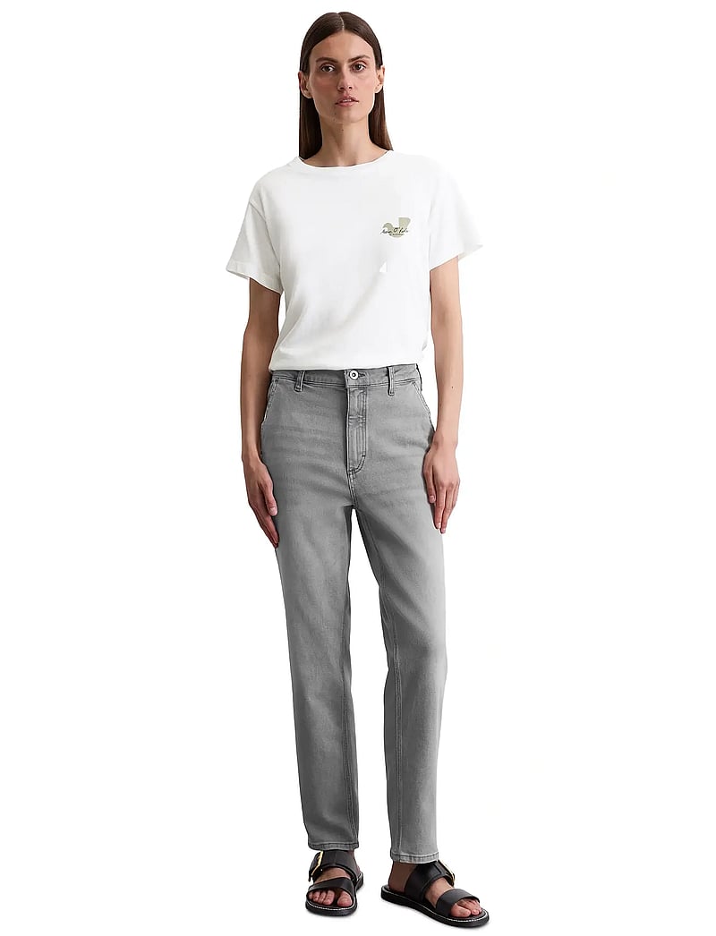 Marc O'Polo - DENIM TROUSERS - slim jeans - light grey authentic wash - 5