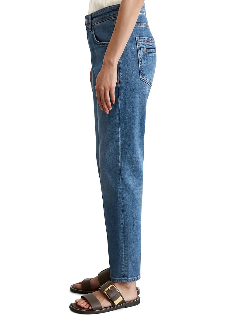 Marc O'Polo - DENIM TROUSERS - slim jeans - sustainable dark blue wash aus - 4