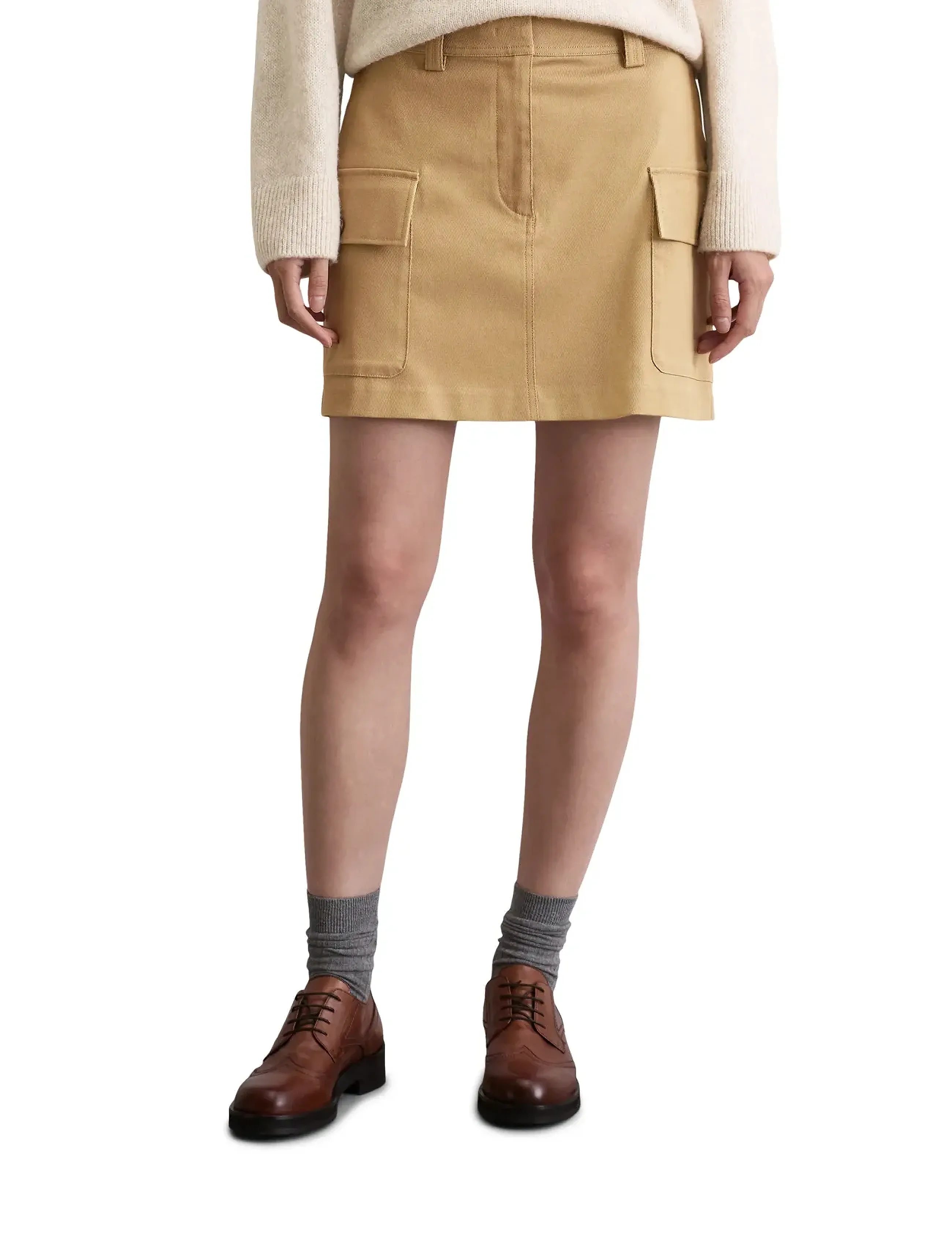 Marc O'Polo WOVEN SKIRTS - Kurze Röcke - PURE SAND / beige