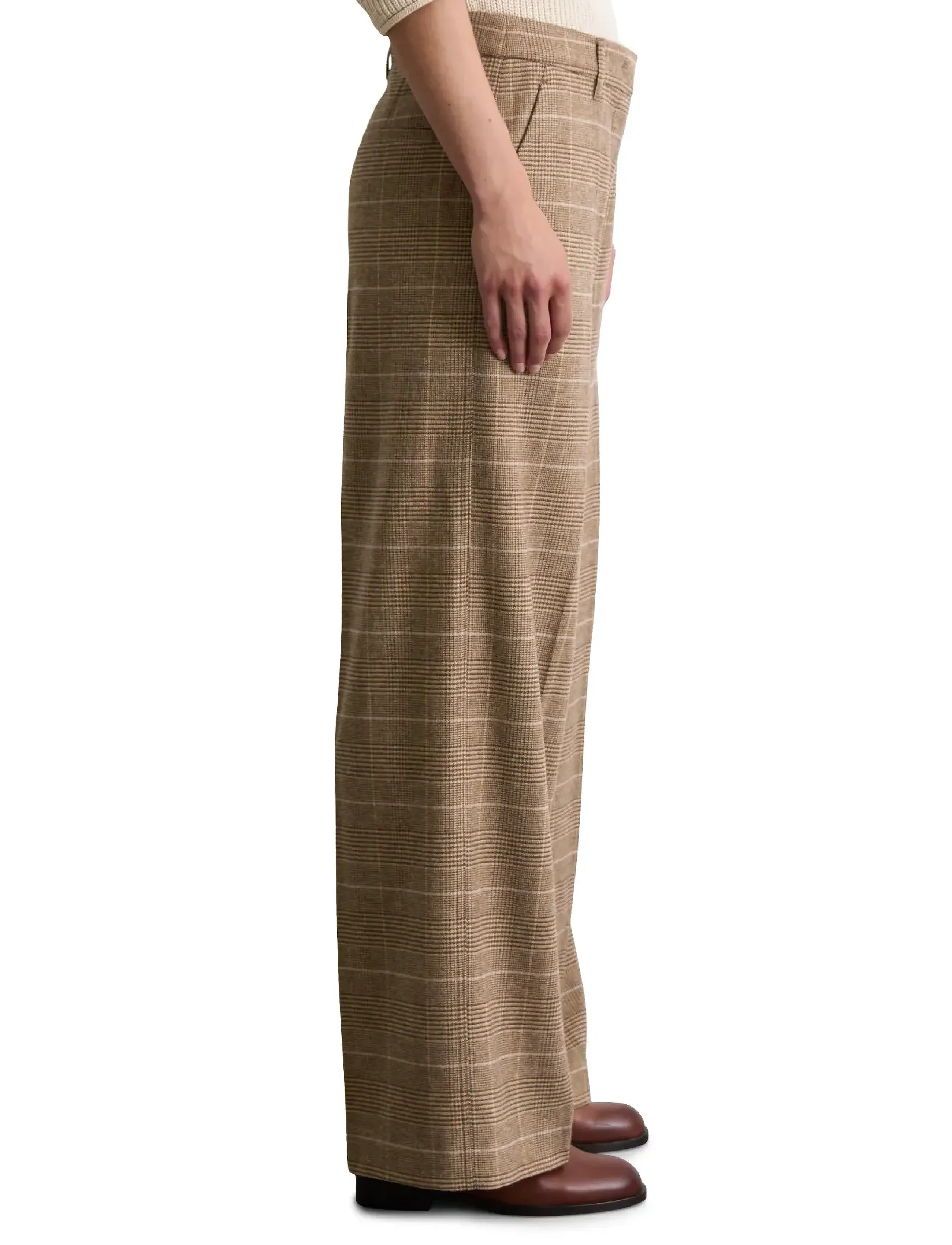 Marc O'Polo - WOVEN PANTS - leveälahkeiset housut - multi/ - 4